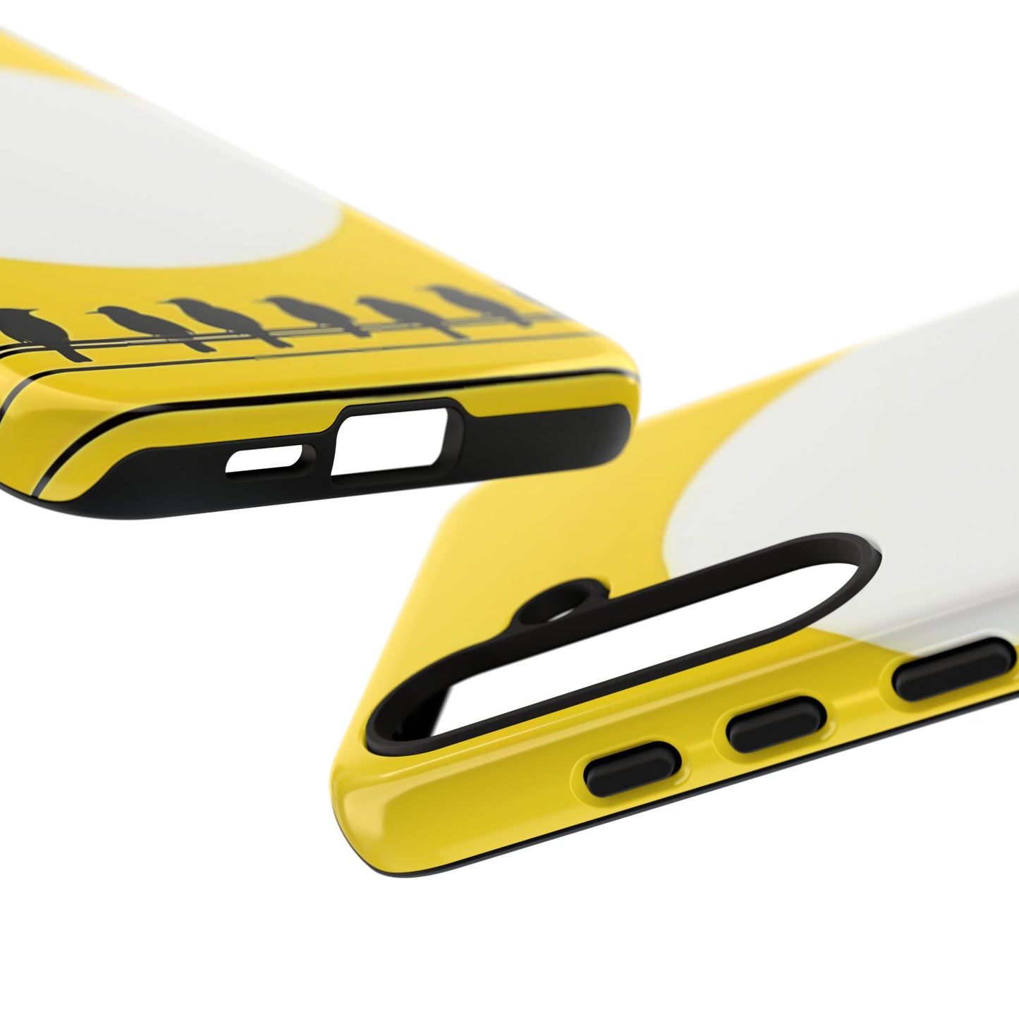 "The Feathered Assembly - Yellow" Mobile Phone Case