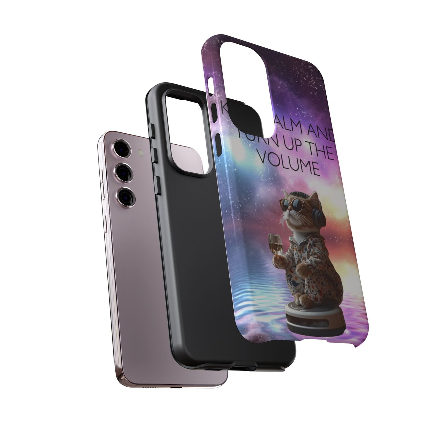 "Keep calm and turn up the Volume" Mobile Phone Case (mix)