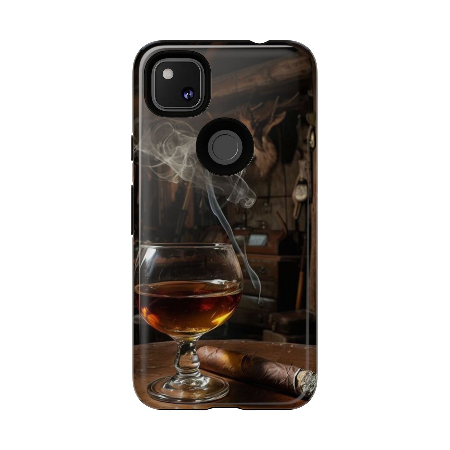 "Hot Whiskey and Cigar" Mobile Phone Case