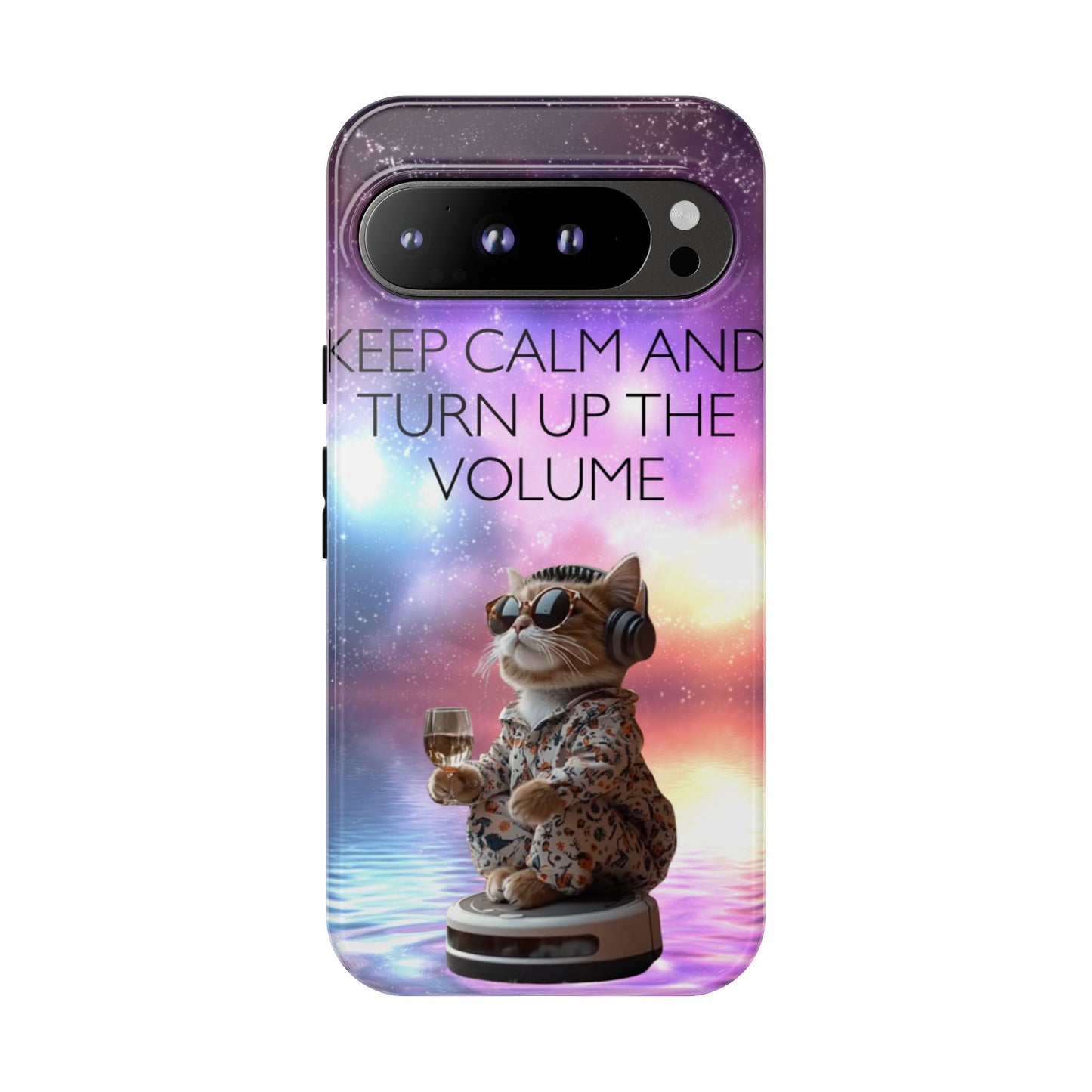 "Keep calm and turn up the Volume" Mobile Phone Case (mix)