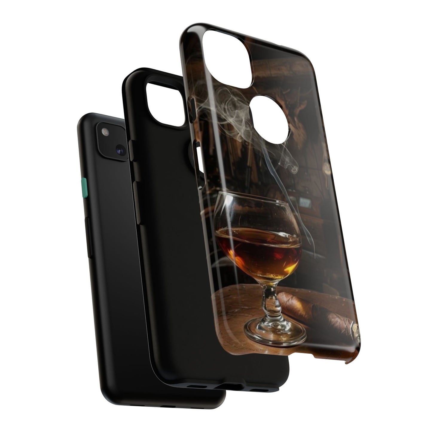 "Hot Whiskey and Cigar" Mobile Phone Case