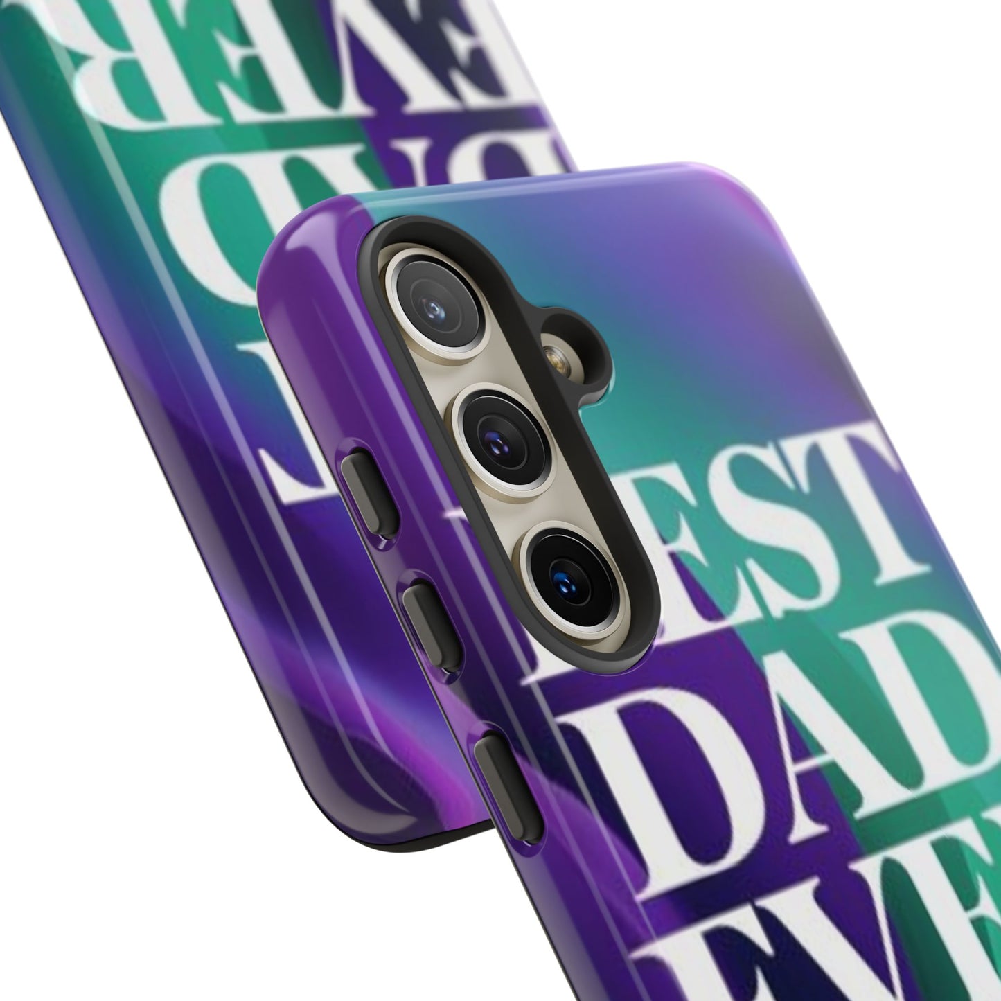 "Best Dad Ever" Mobile Phone Case (purple)