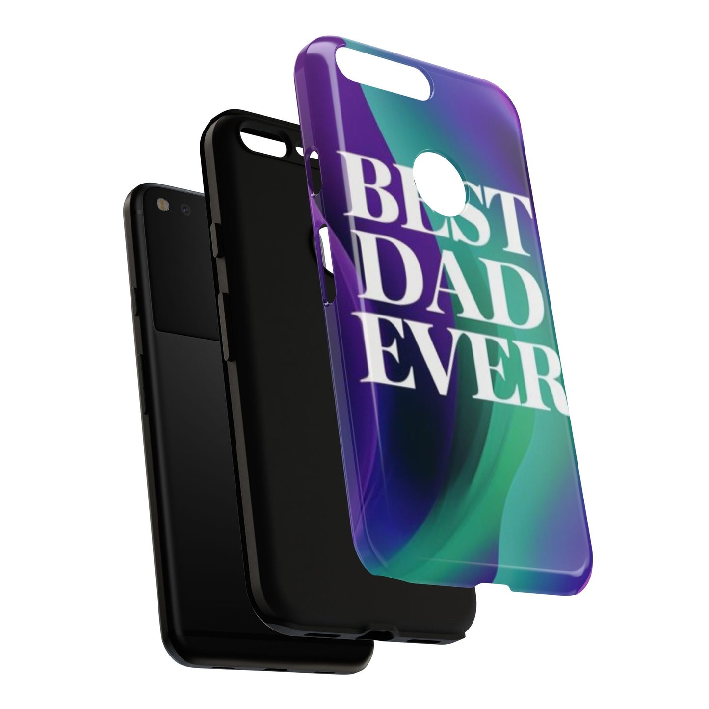 "Best Dad Ever" Mobile Phone Case (purple)