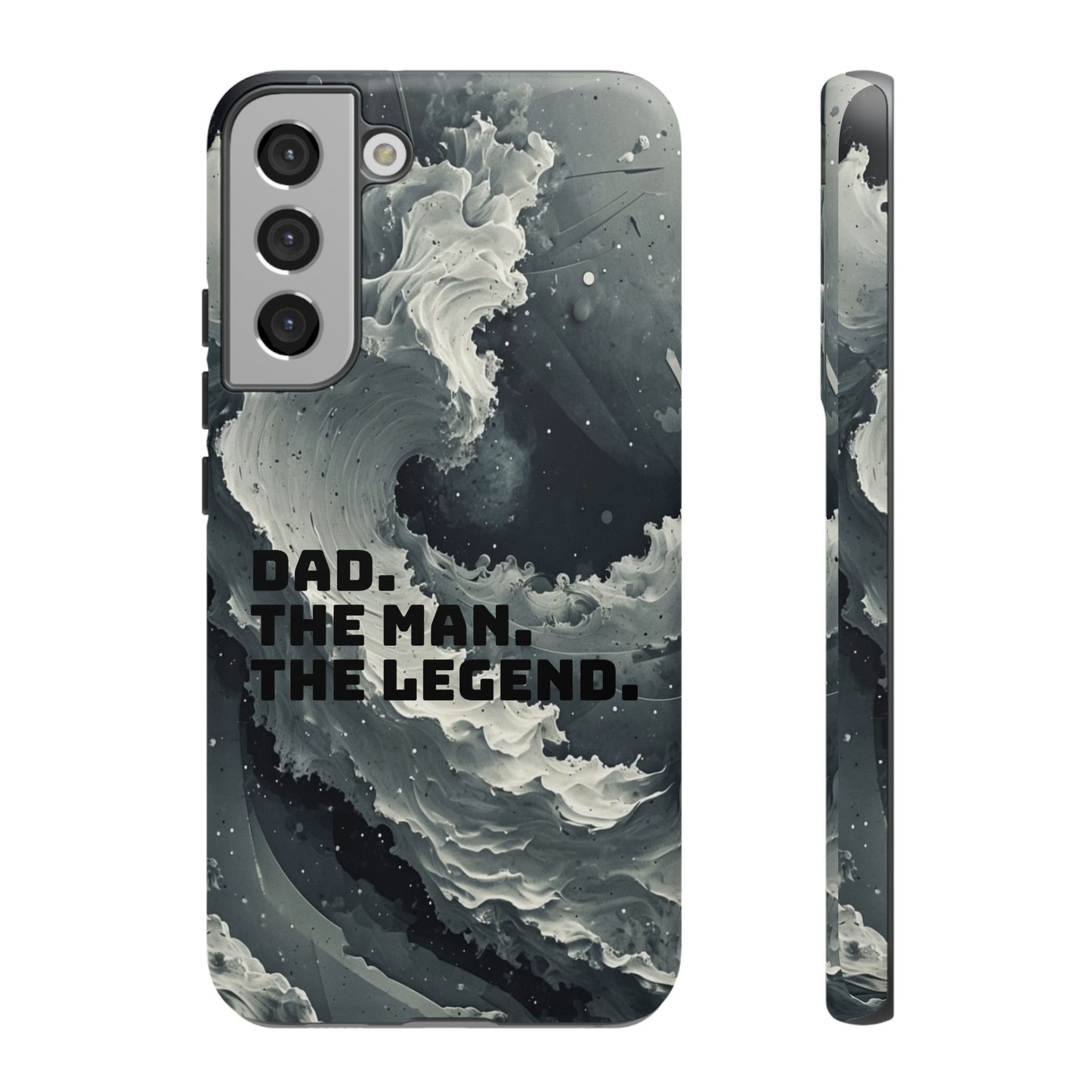 "Dad. The Man. The Legend" Mobile Phone Case (grey)