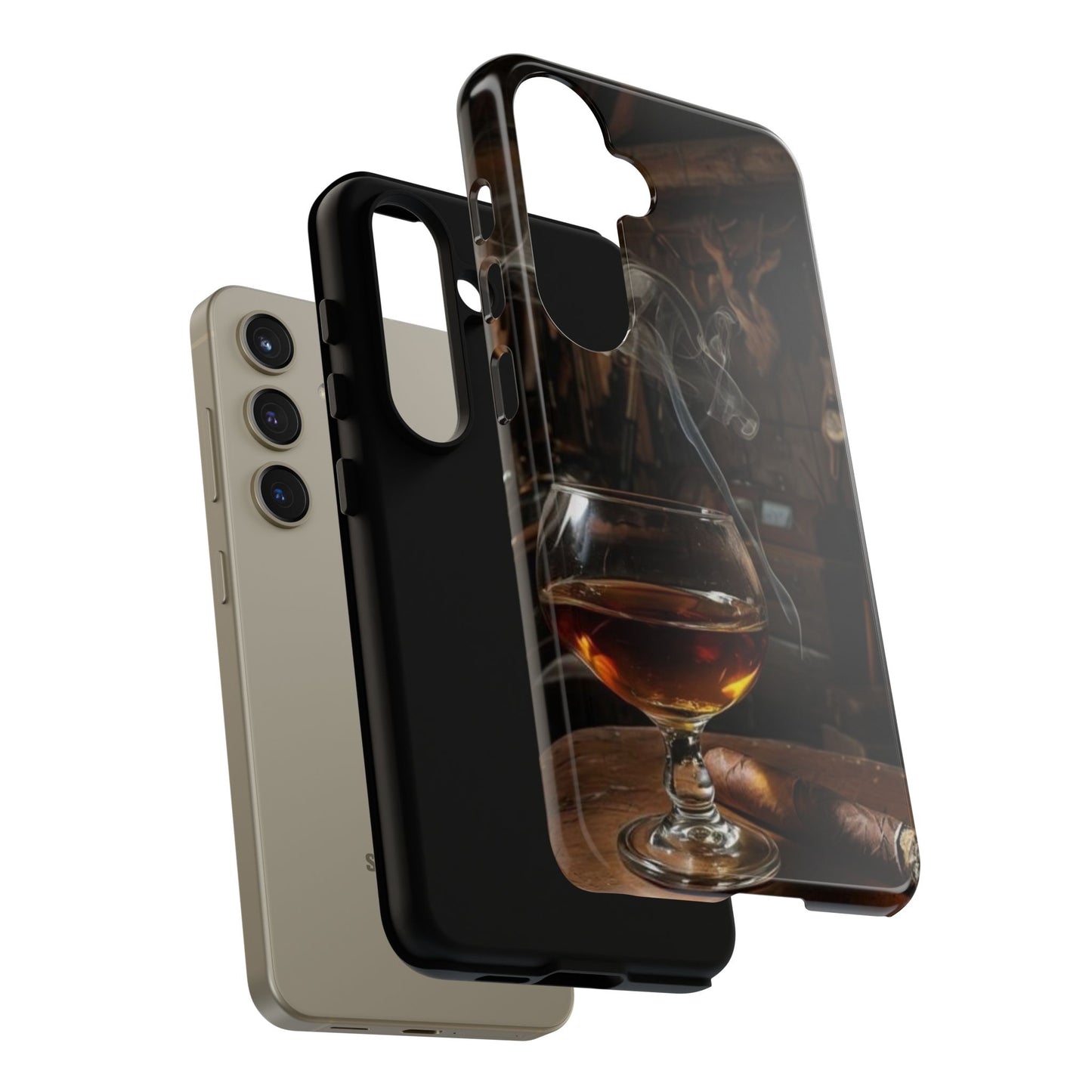 "Hot Whiskey and Cigar" Mobile Phone Case