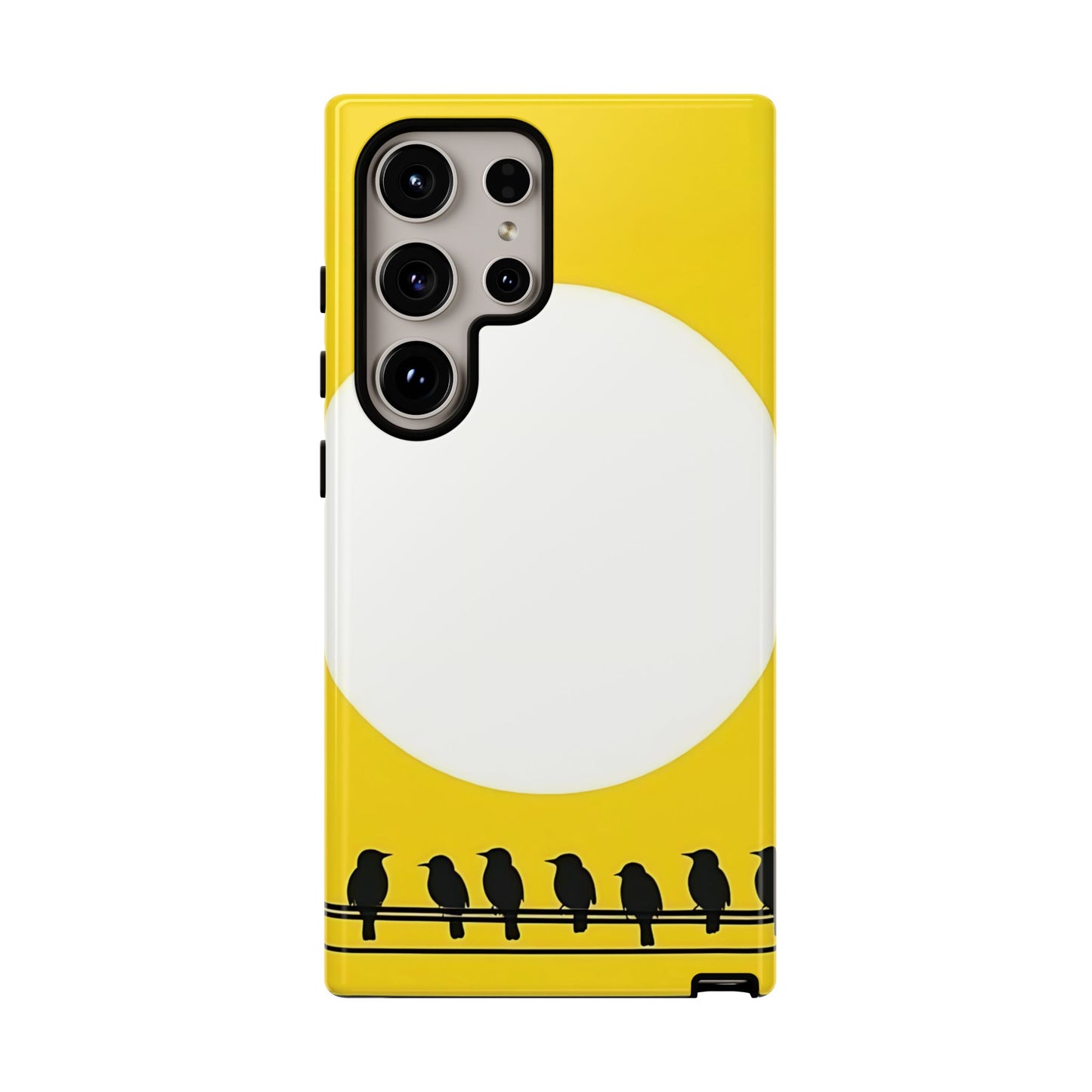 "The Feathered Assembly - Yellow" Mobile Phone Case