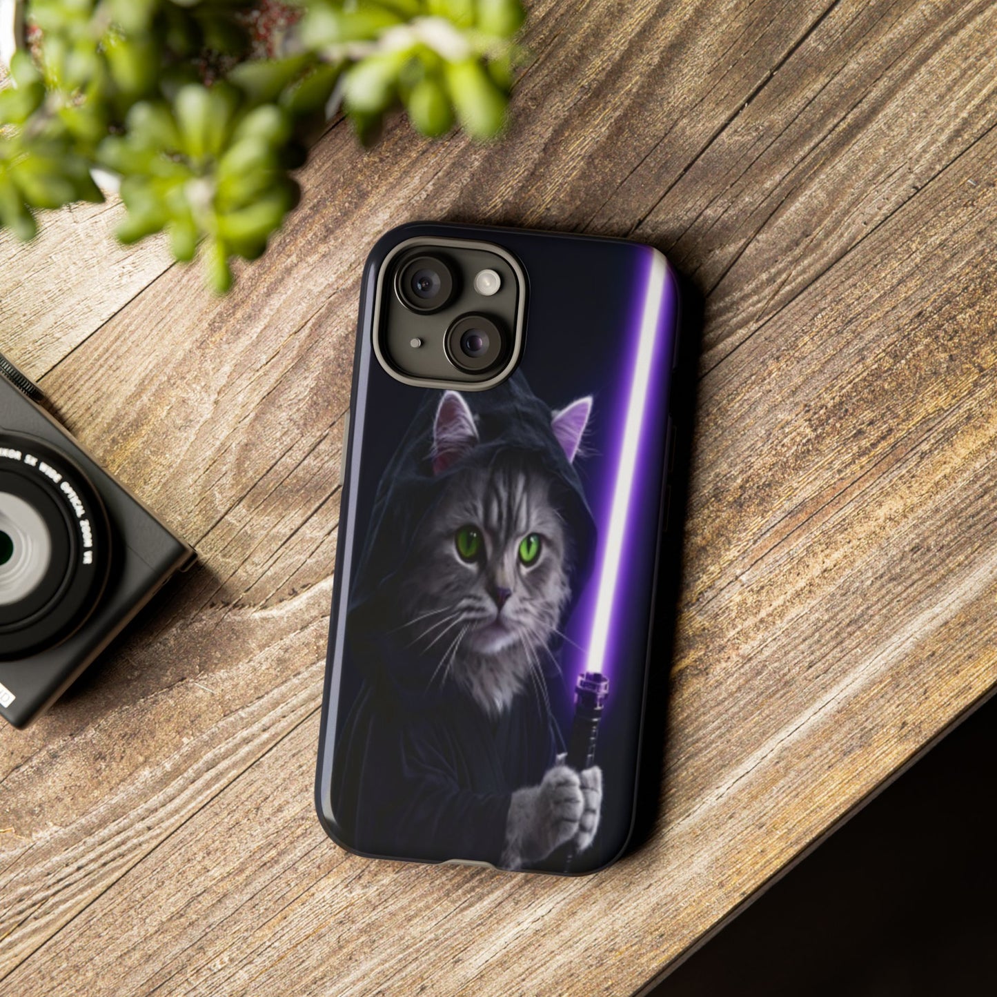 "Jedi Whisker" Mobile Phone Case (purple)