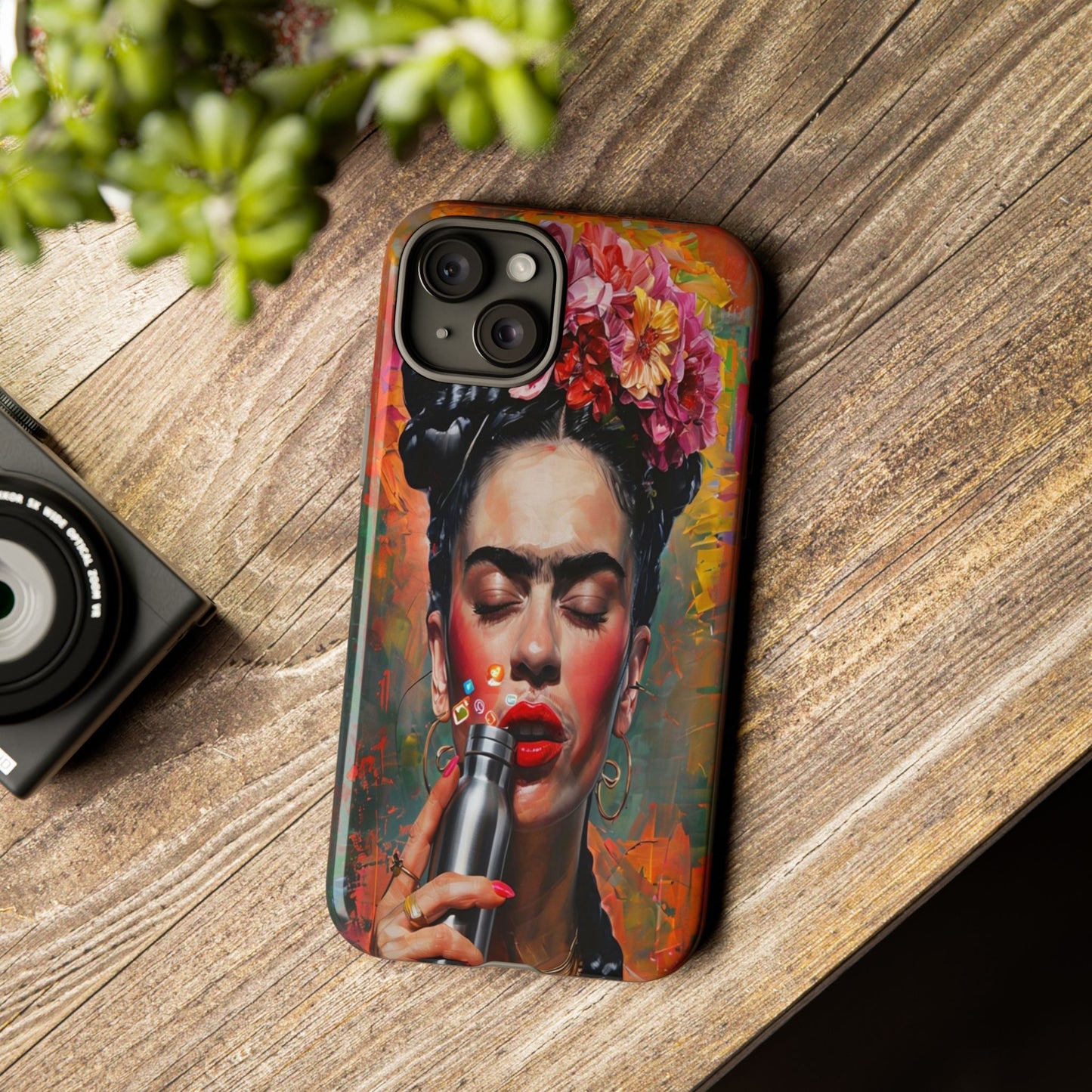 "Frida with a Flask" Mobile Phone Case