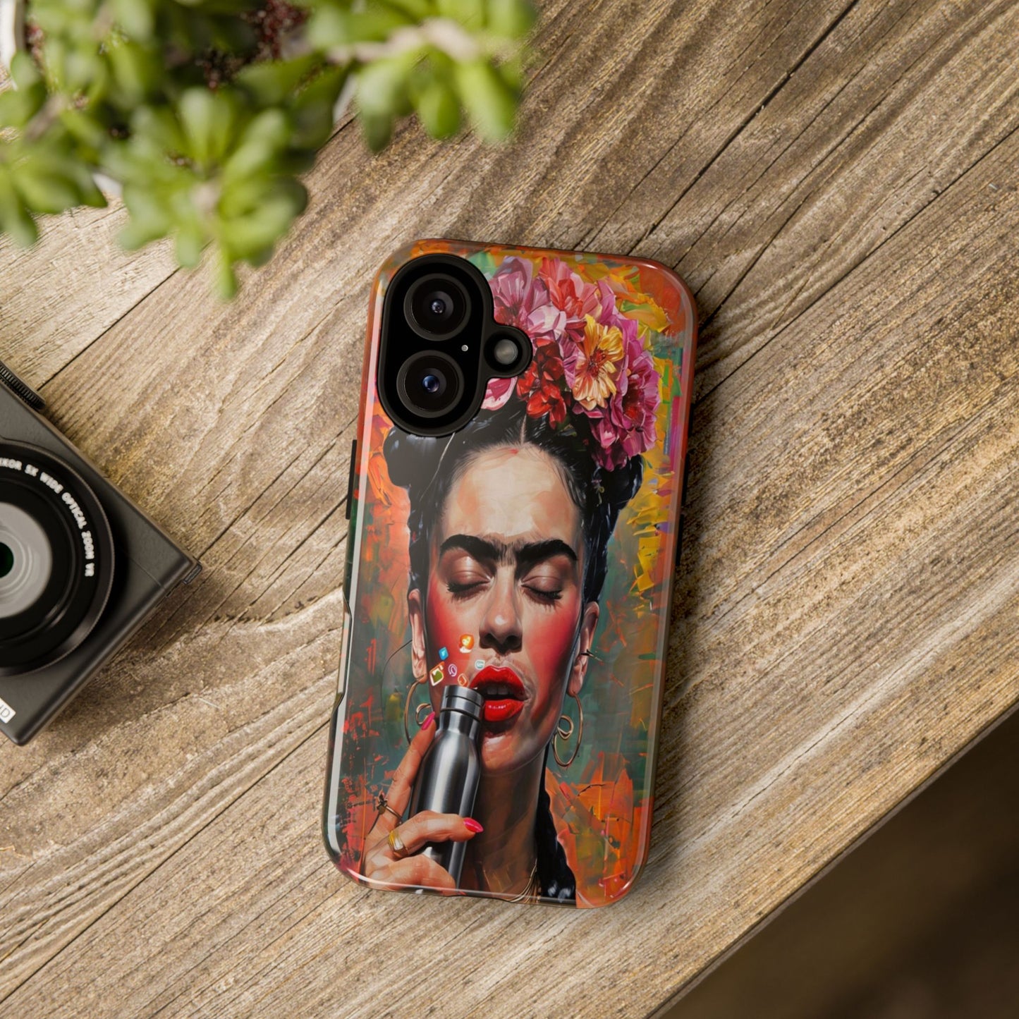 "Frida with a Flask" Mobile Phone Case