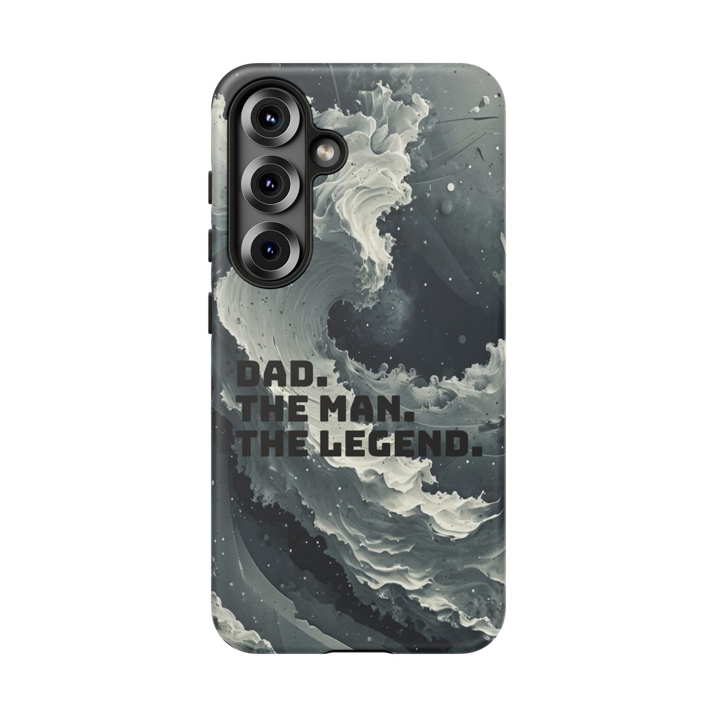 "Dad. The Man. The Legend" Mobile Phone Case (grey)