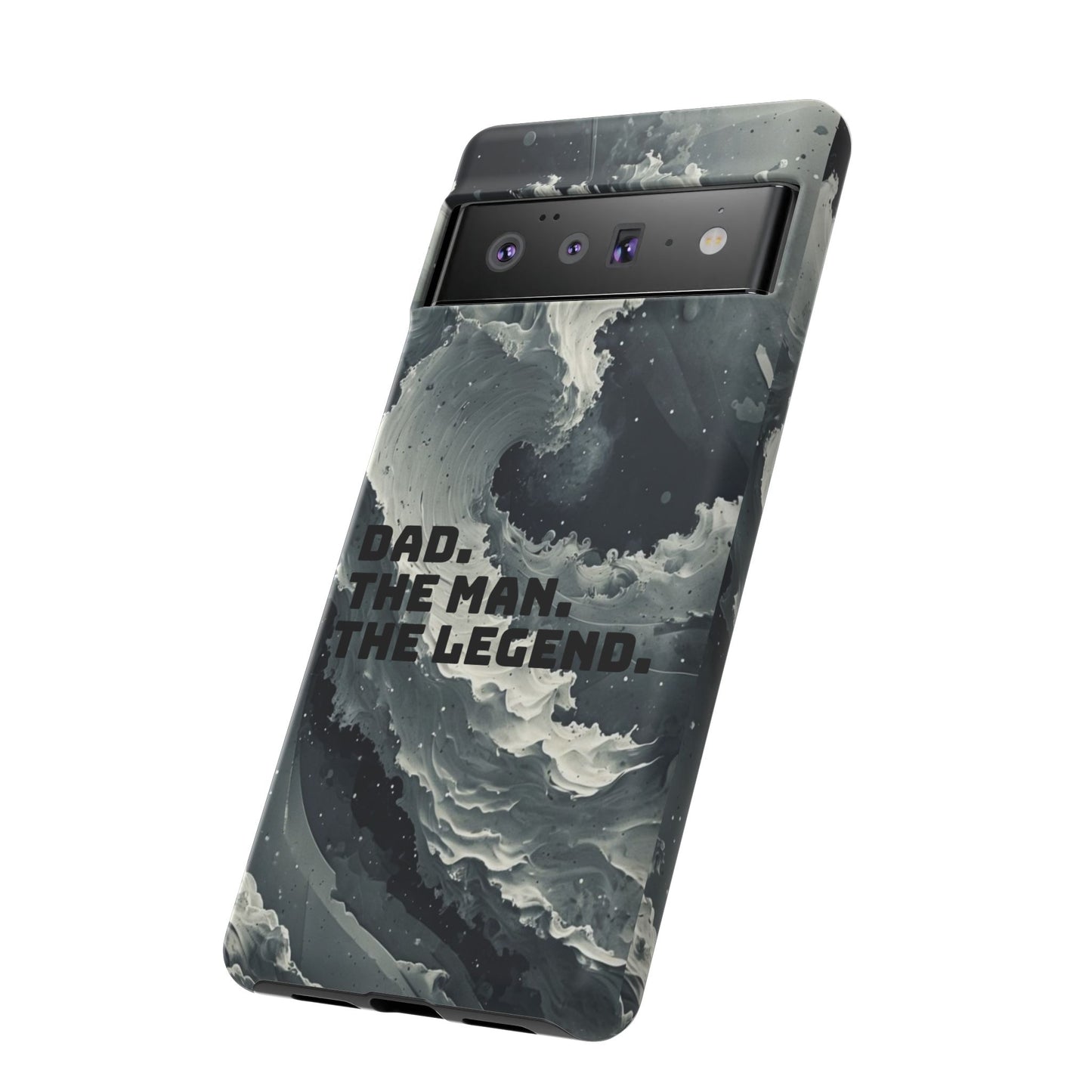 "Dad. The Man. The Legend" Mobile Phone Case (grey)