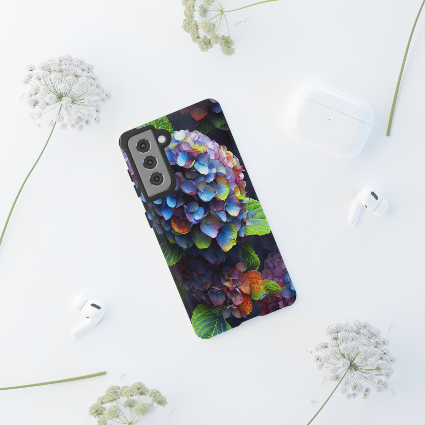 "Blue Mood, Bloom Mood" Mobile Phone Case