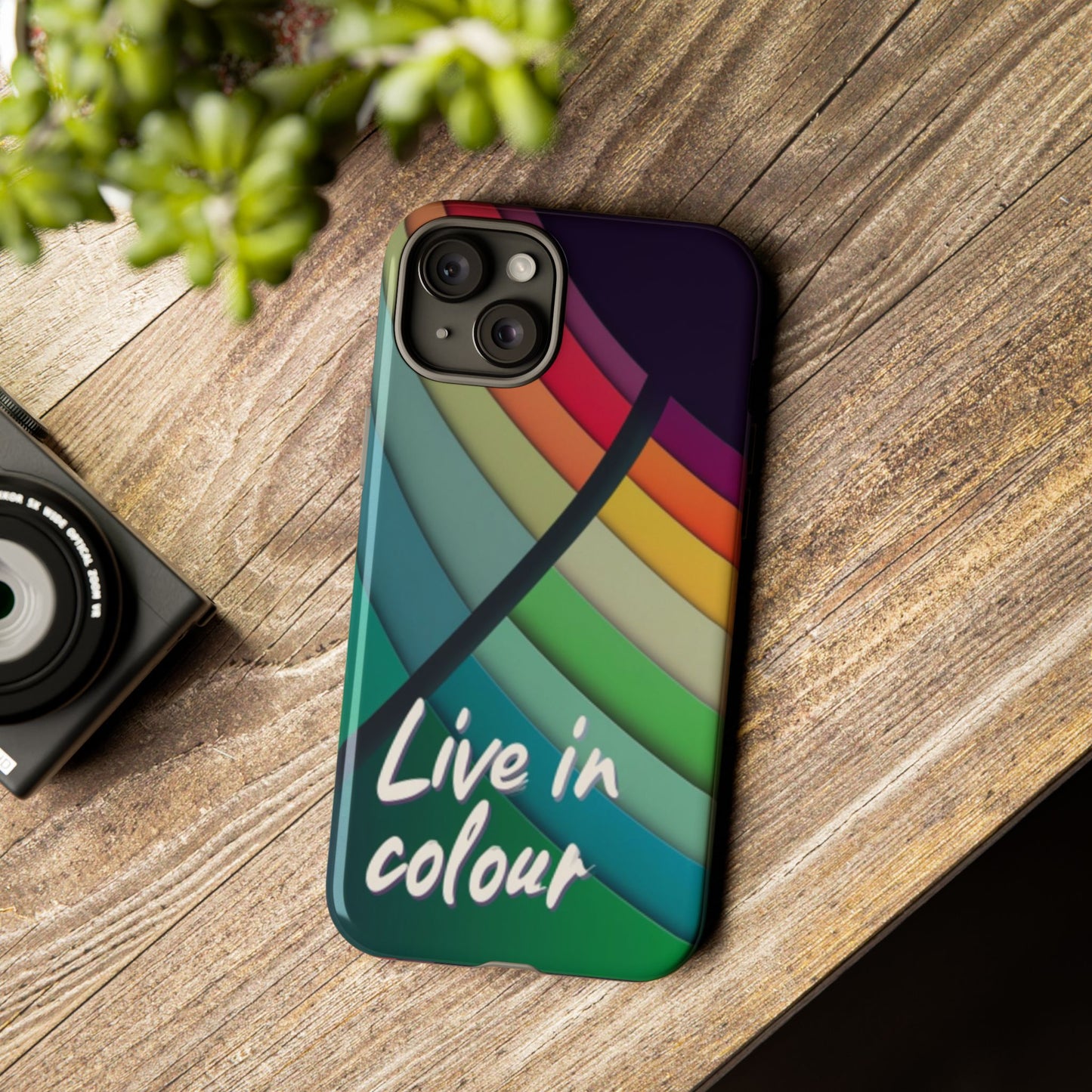 "Live in Colour" Mobile Phone Case