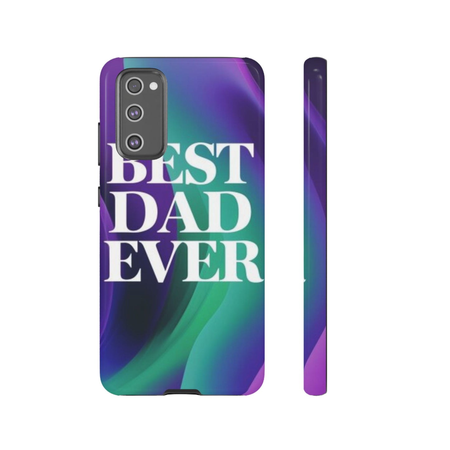 "Best Dad Ever" Mobile Phone Case (purple)