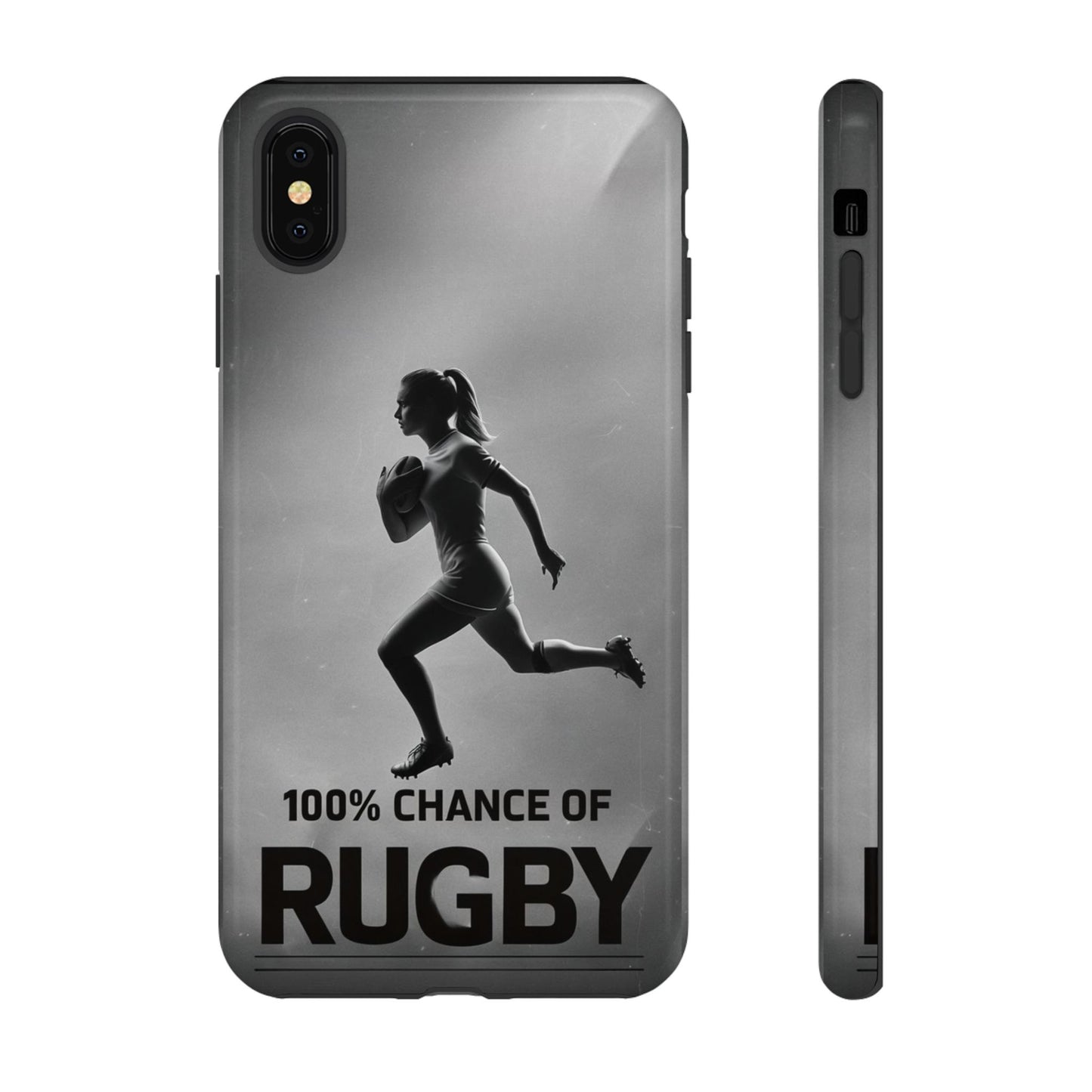 "Rain, Shine, Rugby" Mobile Phone Case