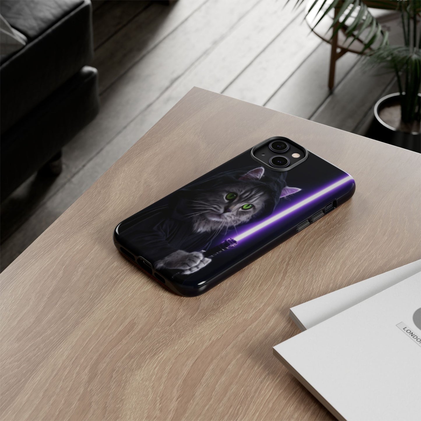 "Jedi Whisker" Mobile Phone Case (purple)