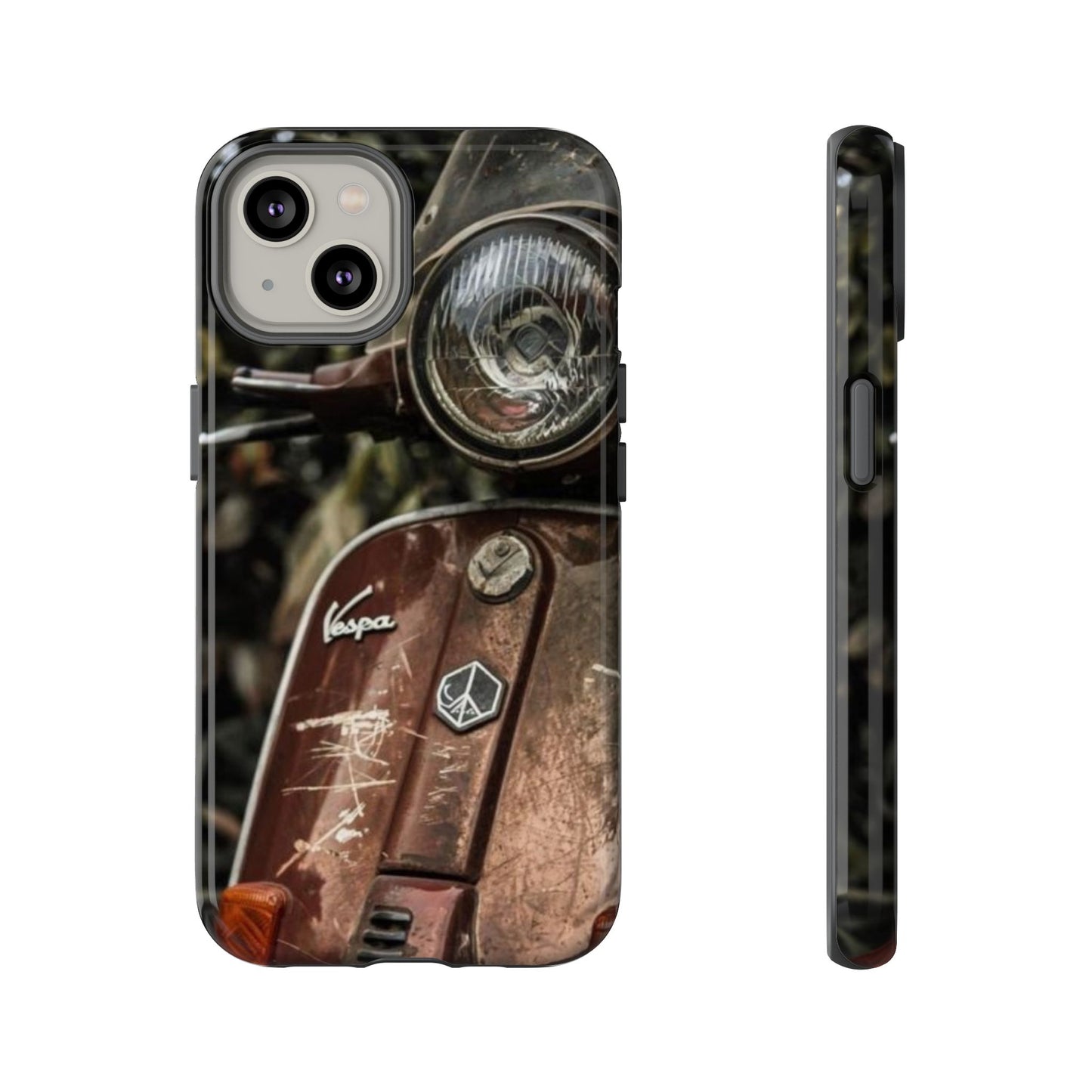 "Vespa. Old Soul, Full Tank" Mobile Phone Case