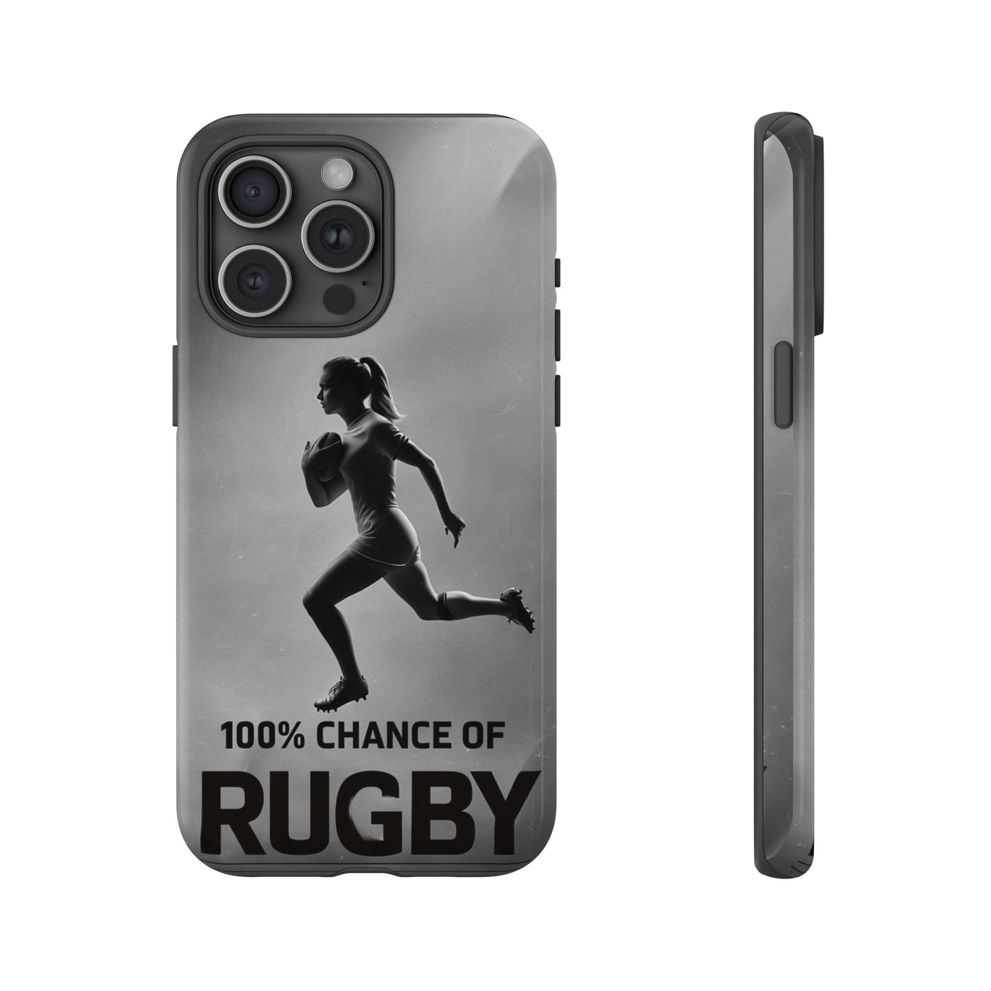 "Rain, Shine, Rugby" Mobile Phone Case