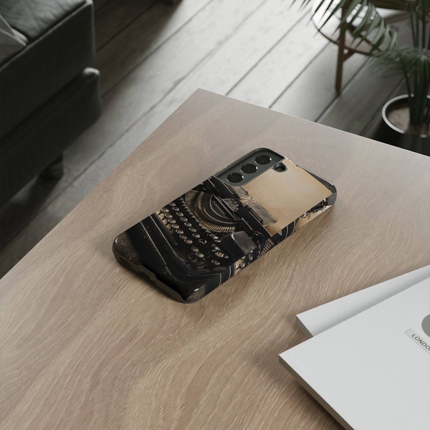 "Fade in. A Writer at the Cusp of Genius" Mobile Phone Case