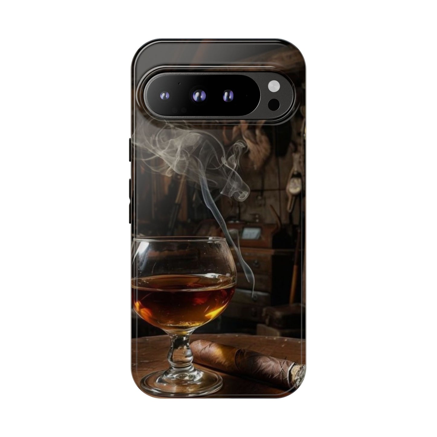 "Hot Whiskey and Cigar" Mobile Phone Case