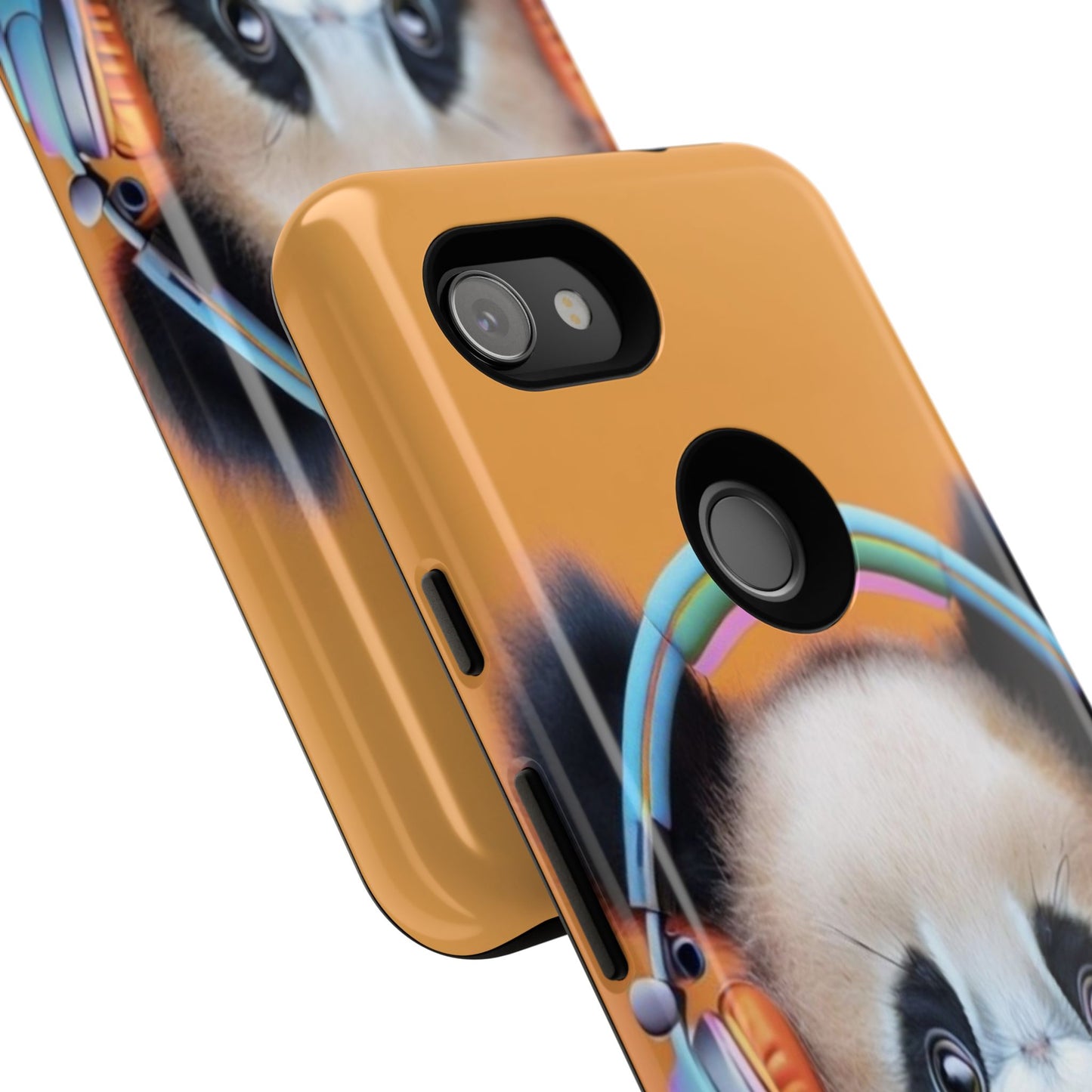 "Baby Panda wearing Headphones" Mobile Phone Case