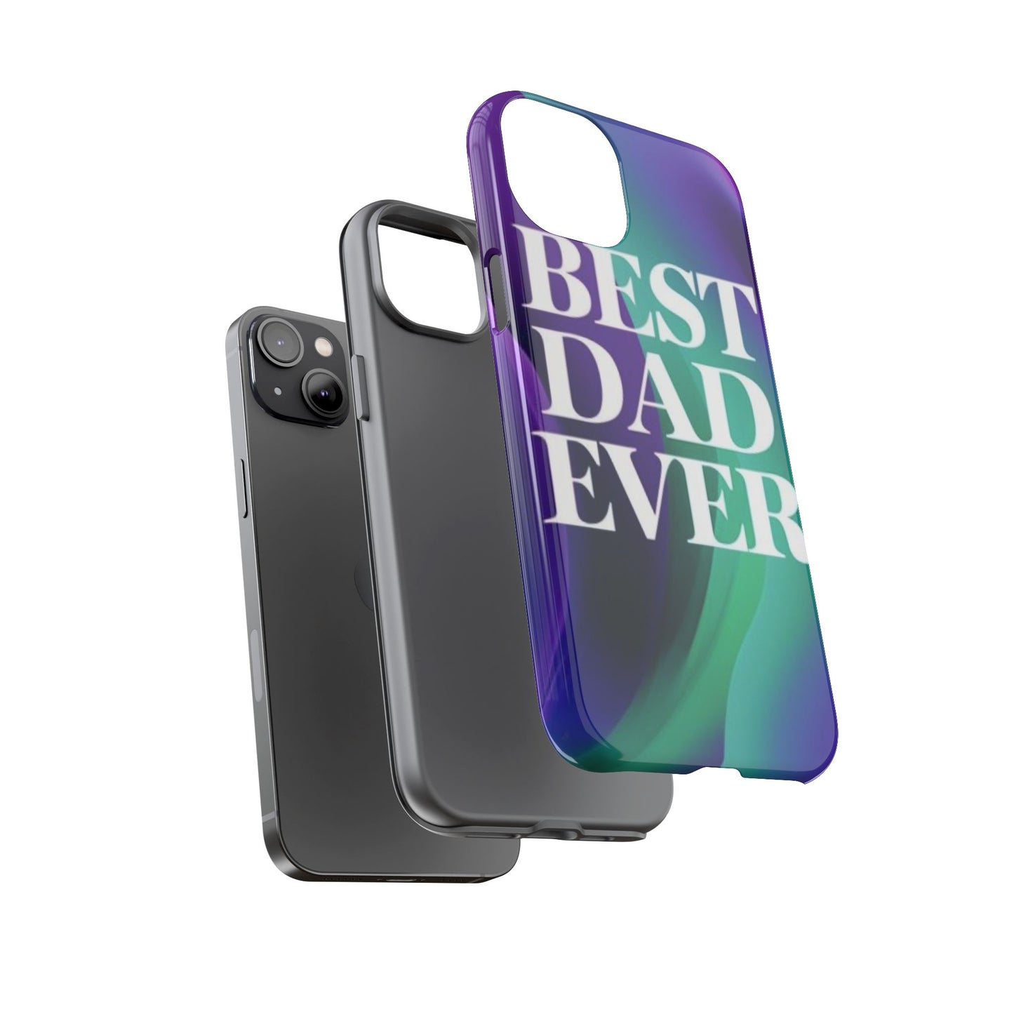 "Best Dad Ever" Mobile Phone Case (purple)
