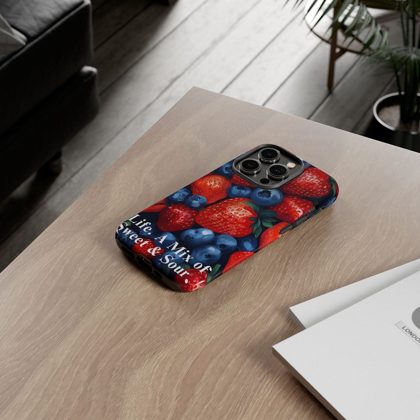 "Life. A Mix of Sweet and Sour" Mobile Phone Case