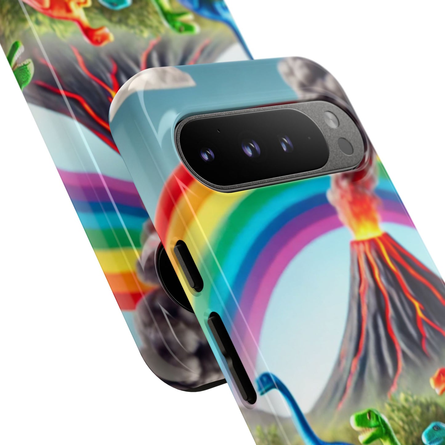 "Rainbow Dinosaurs" Mobile Phone Case