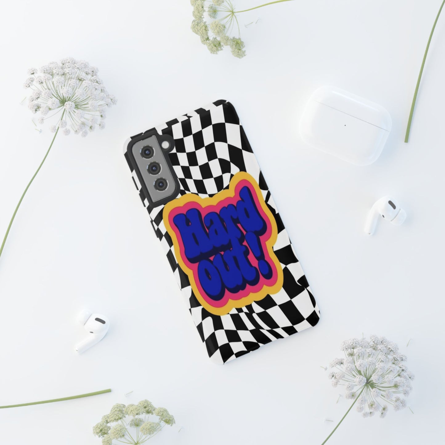 "Hard Out" Mobile Phone Case (blue)