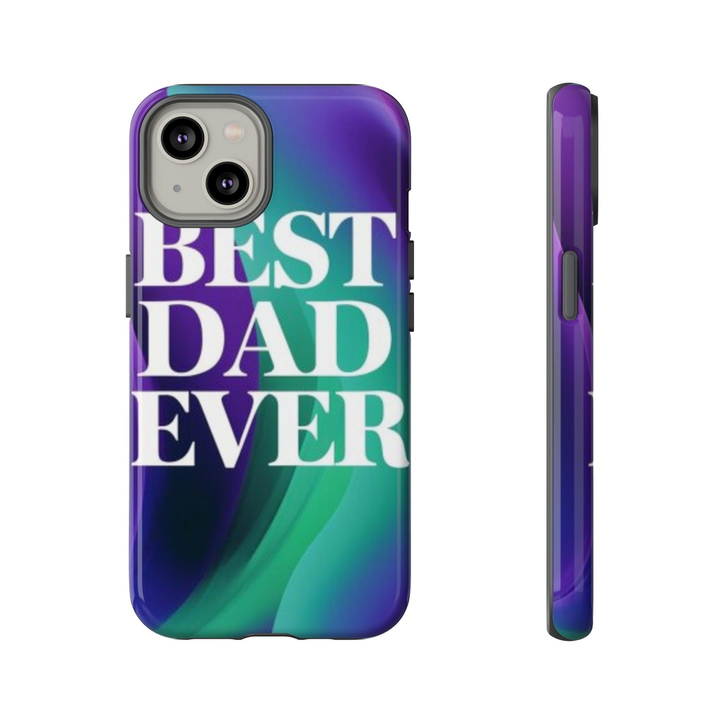 "Best Dad Ever" Mobile Phone Case (purple)