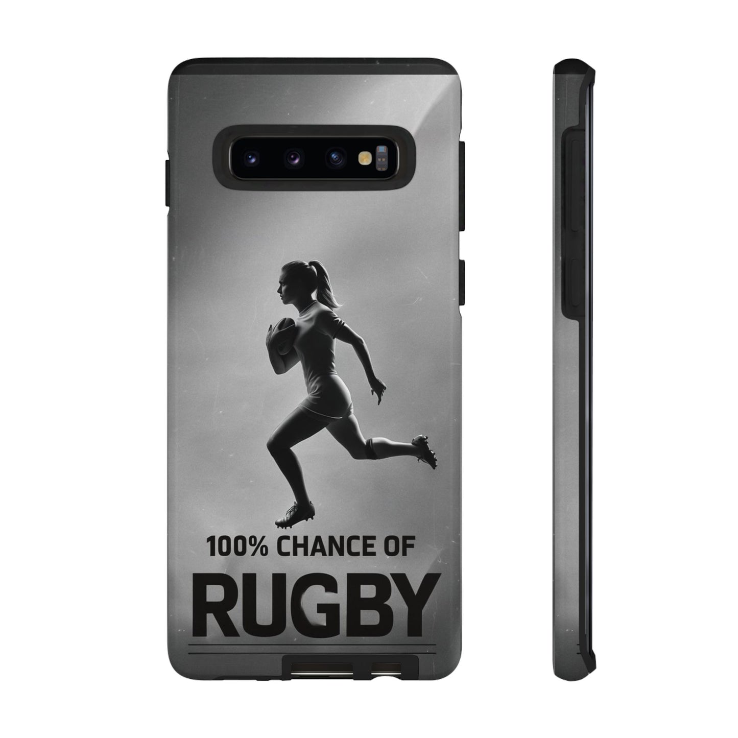 "Rain, Shine, Rugby" Mobile Phone Case