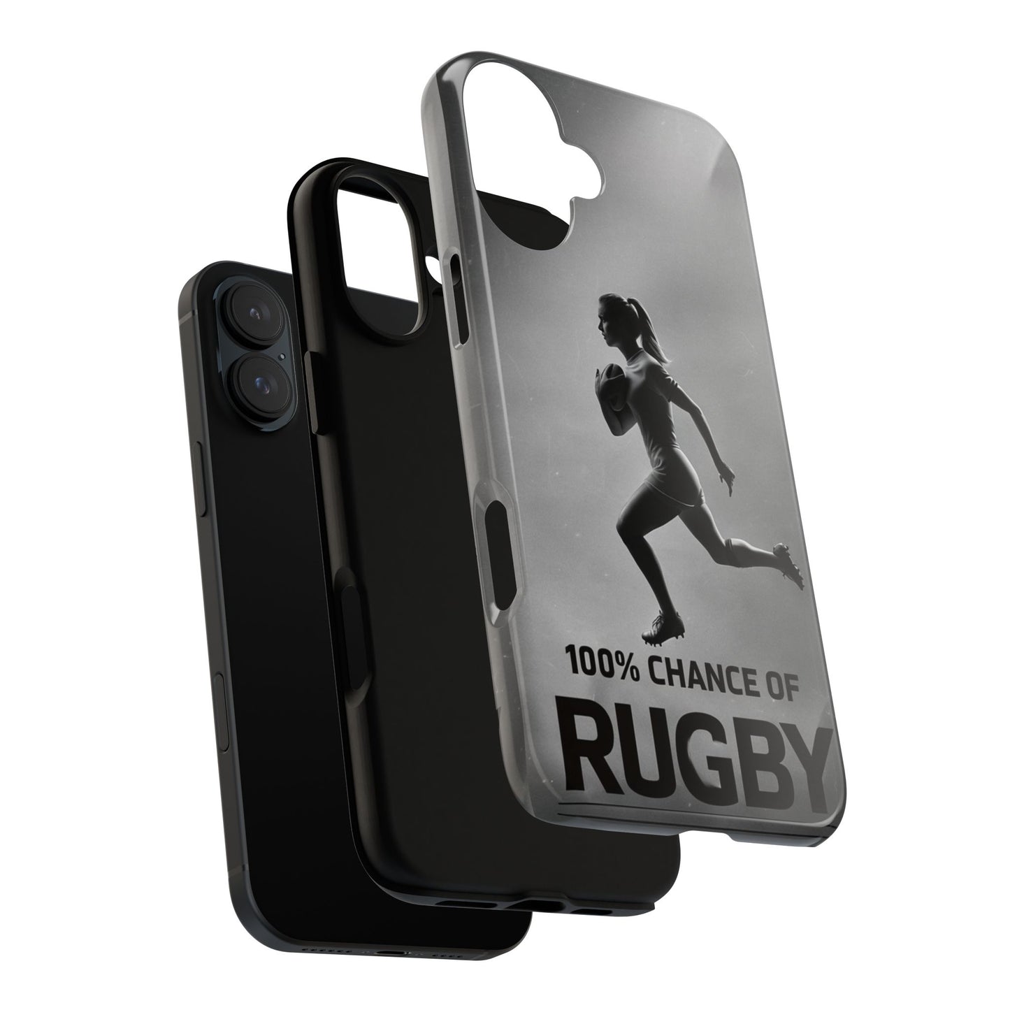 "Rain, Shine, Rugby" Mobile Phone Case