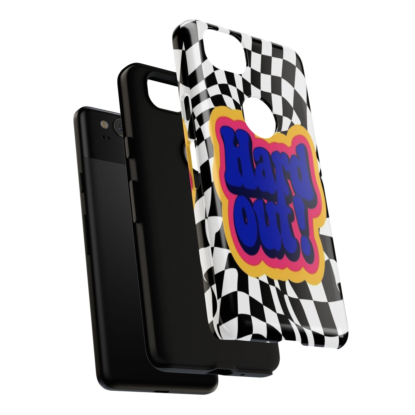 "Hard Out" Mobile Phone Case (blue)