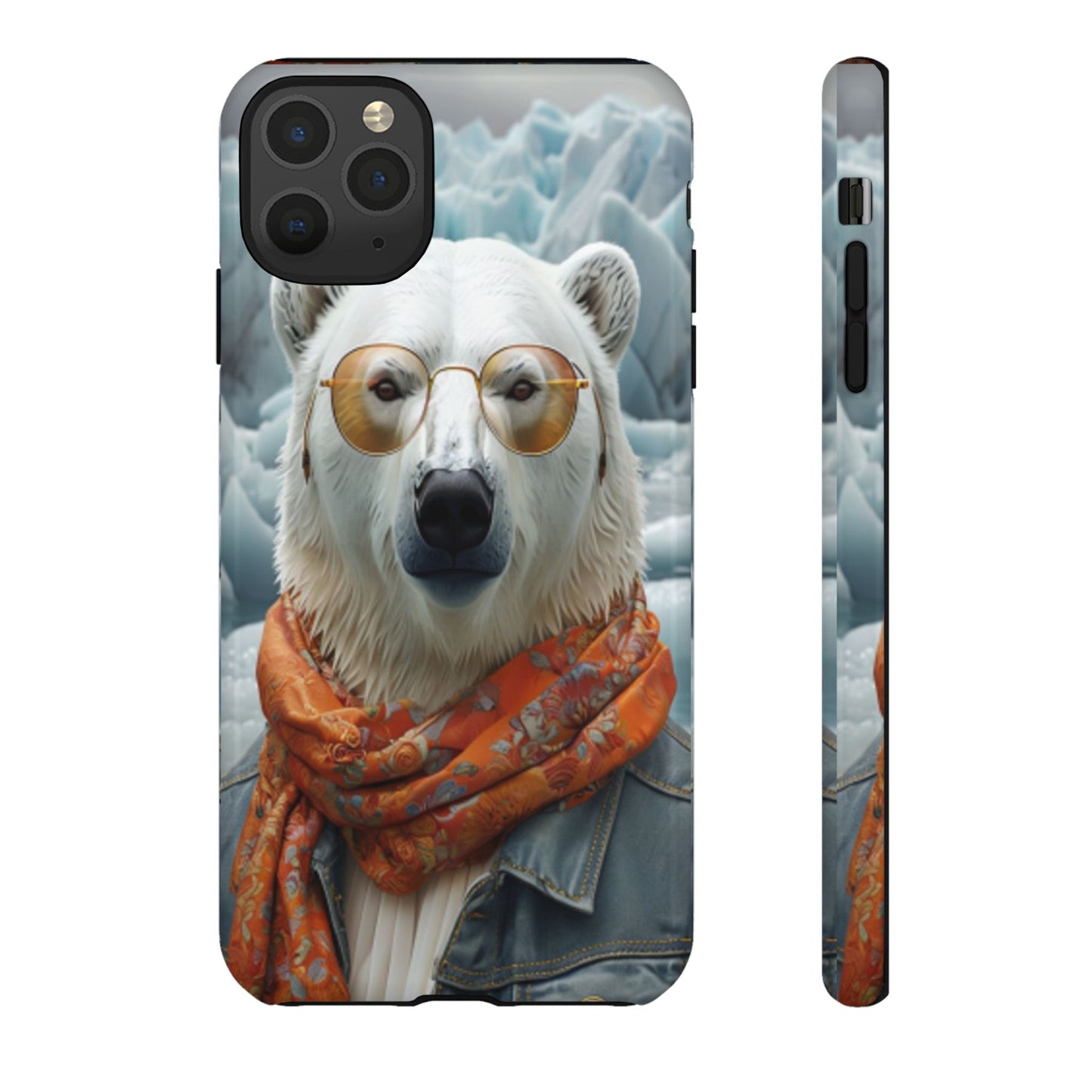 "Urban Zen Polar Bear" Mobile Phone Case