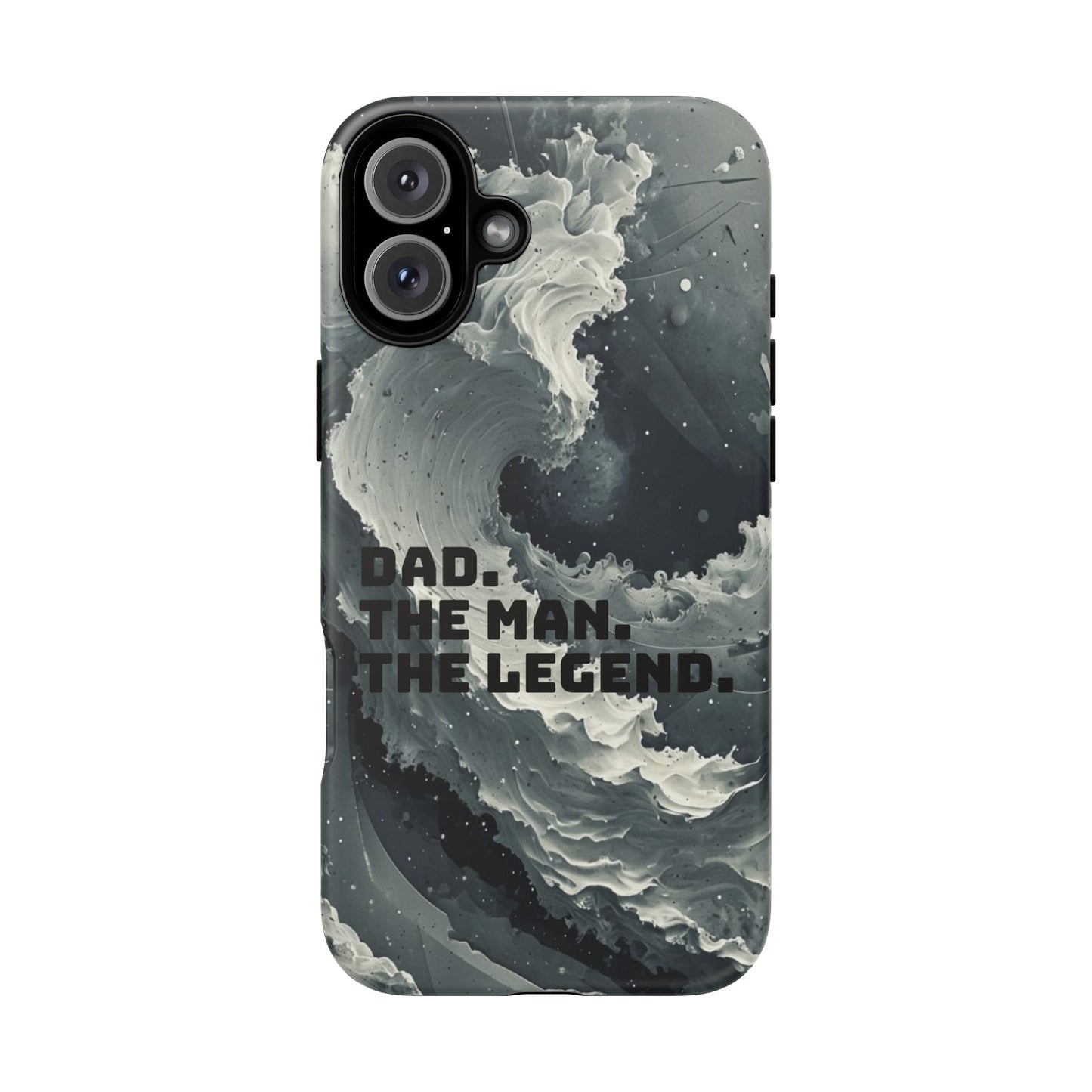"Dad. The Man. The Legend" Mobile Phone Case (grey)