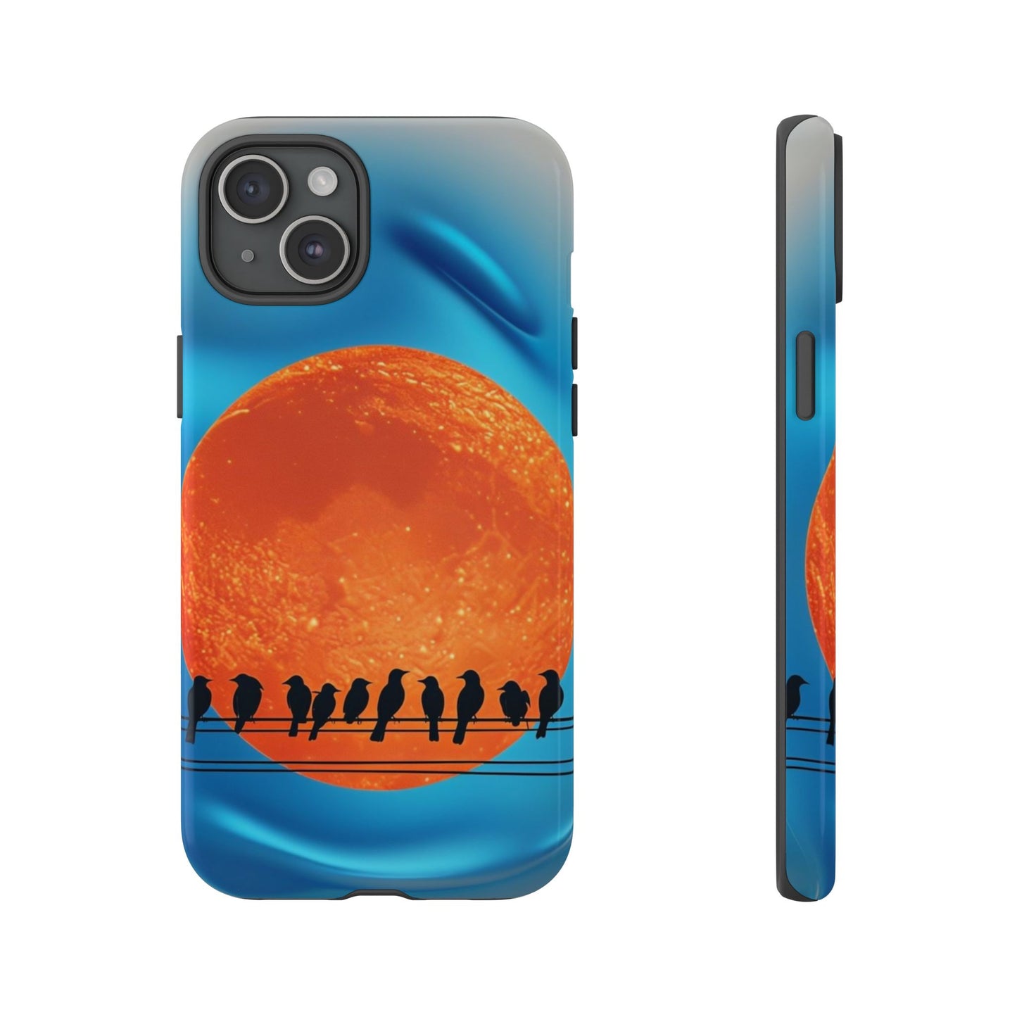 "The Feathered Assembly" Mobile Phone Case (orange)