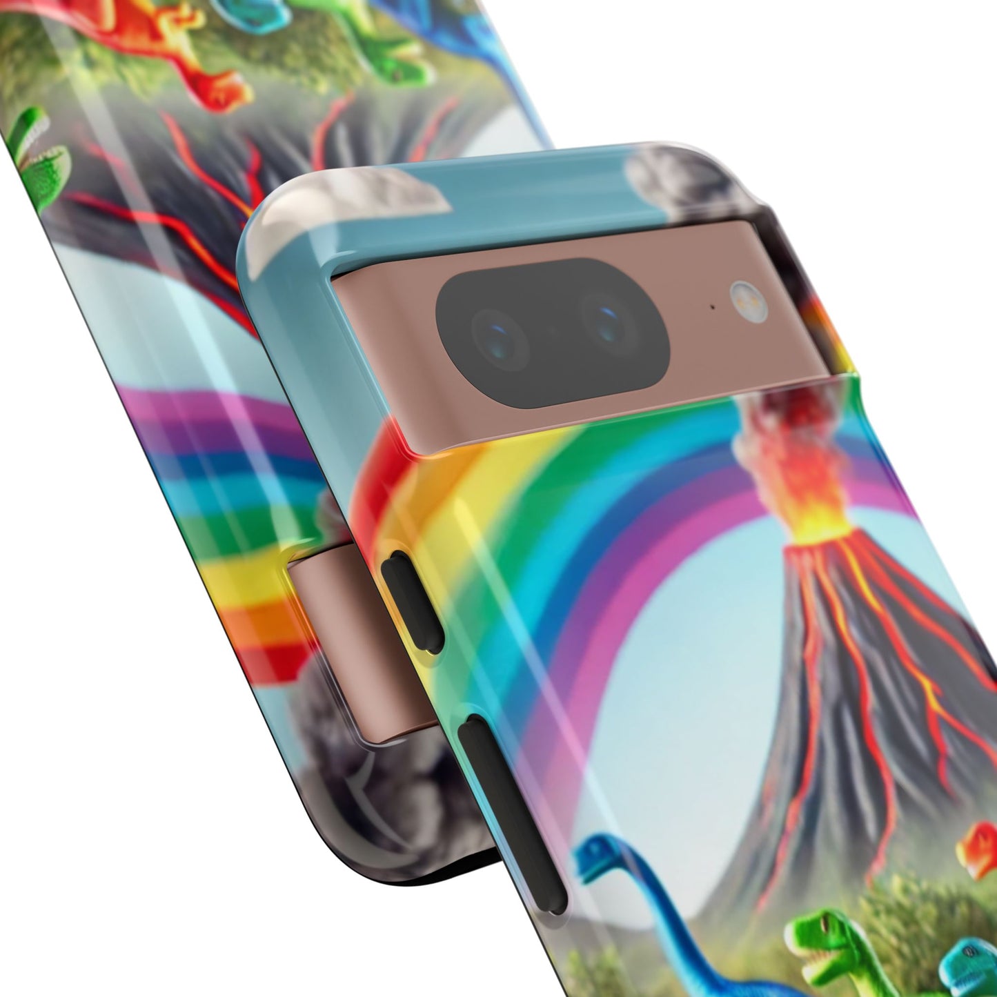 "Rainbow Dinosaurs" Mobile Phone Case