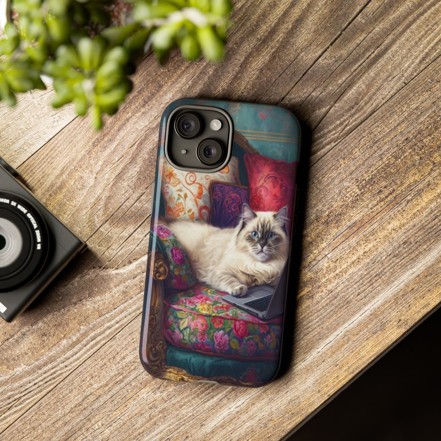 "Purr-sian Productivity" Mobile Phone Case