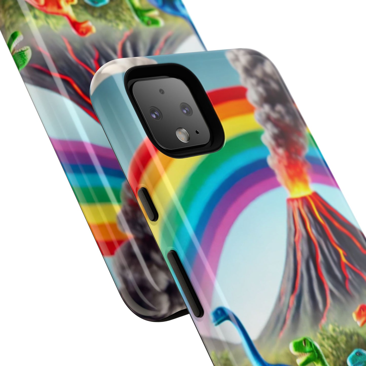 "Rainbow Dinosaurs" Mobile Phone Case