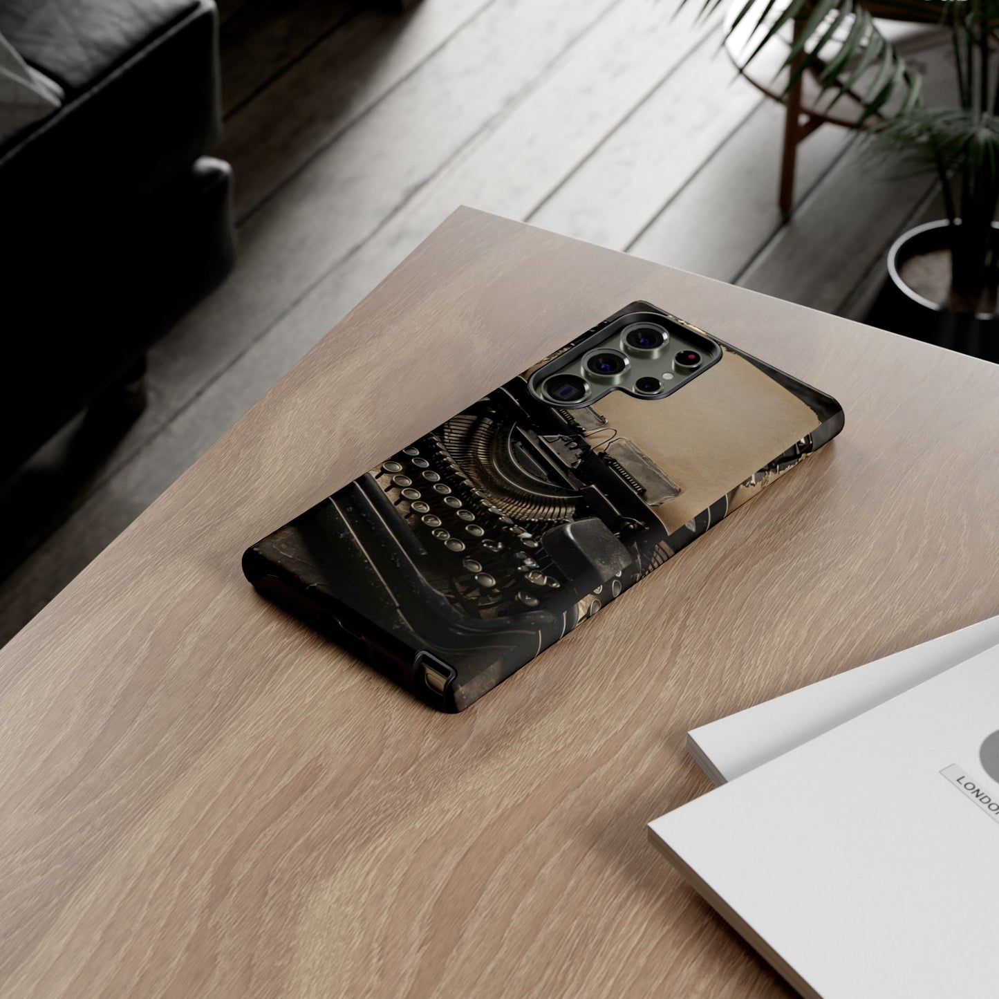 "Fade in. A Writer at the Cusp of Genius" Mobile Phone Case