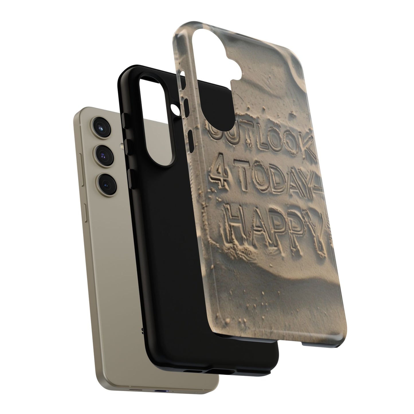 "Life is Short.  Be Happy" Mobile Phone Case