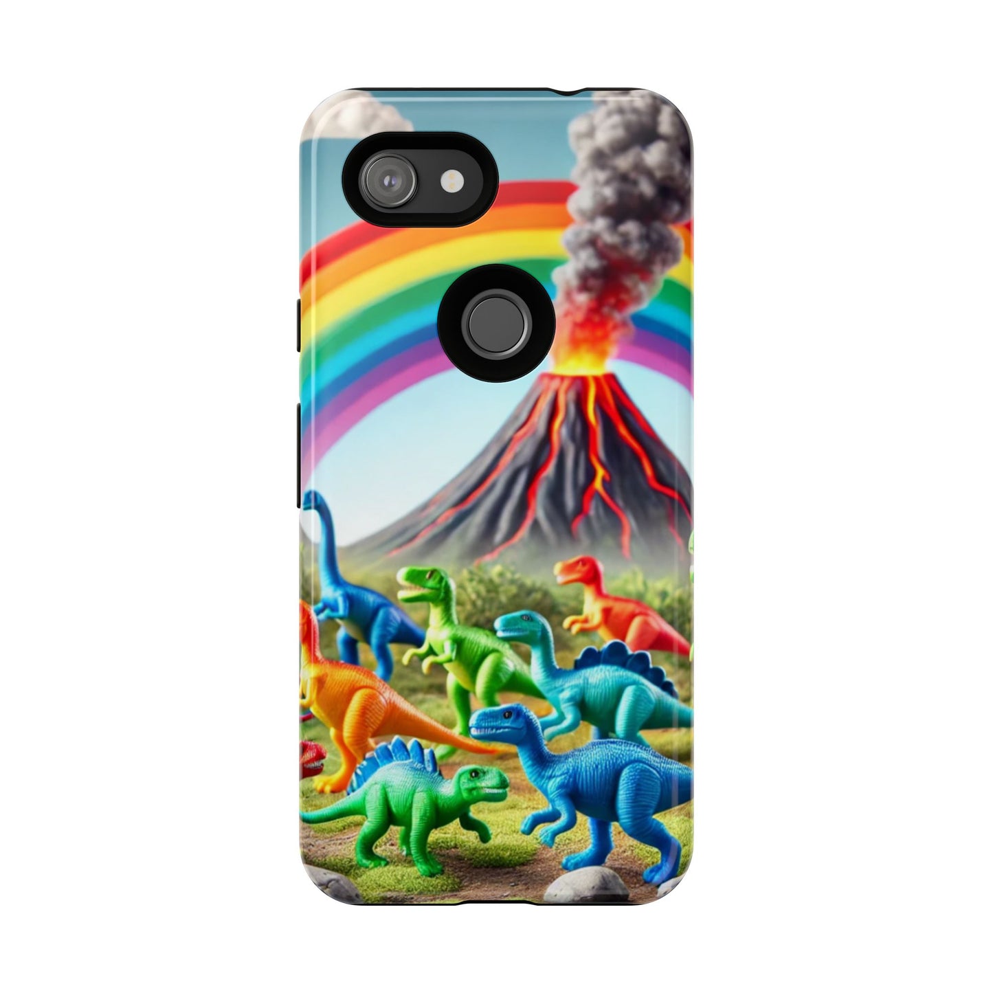 "Rainbow Dinosaurs" Mobile Phone Case