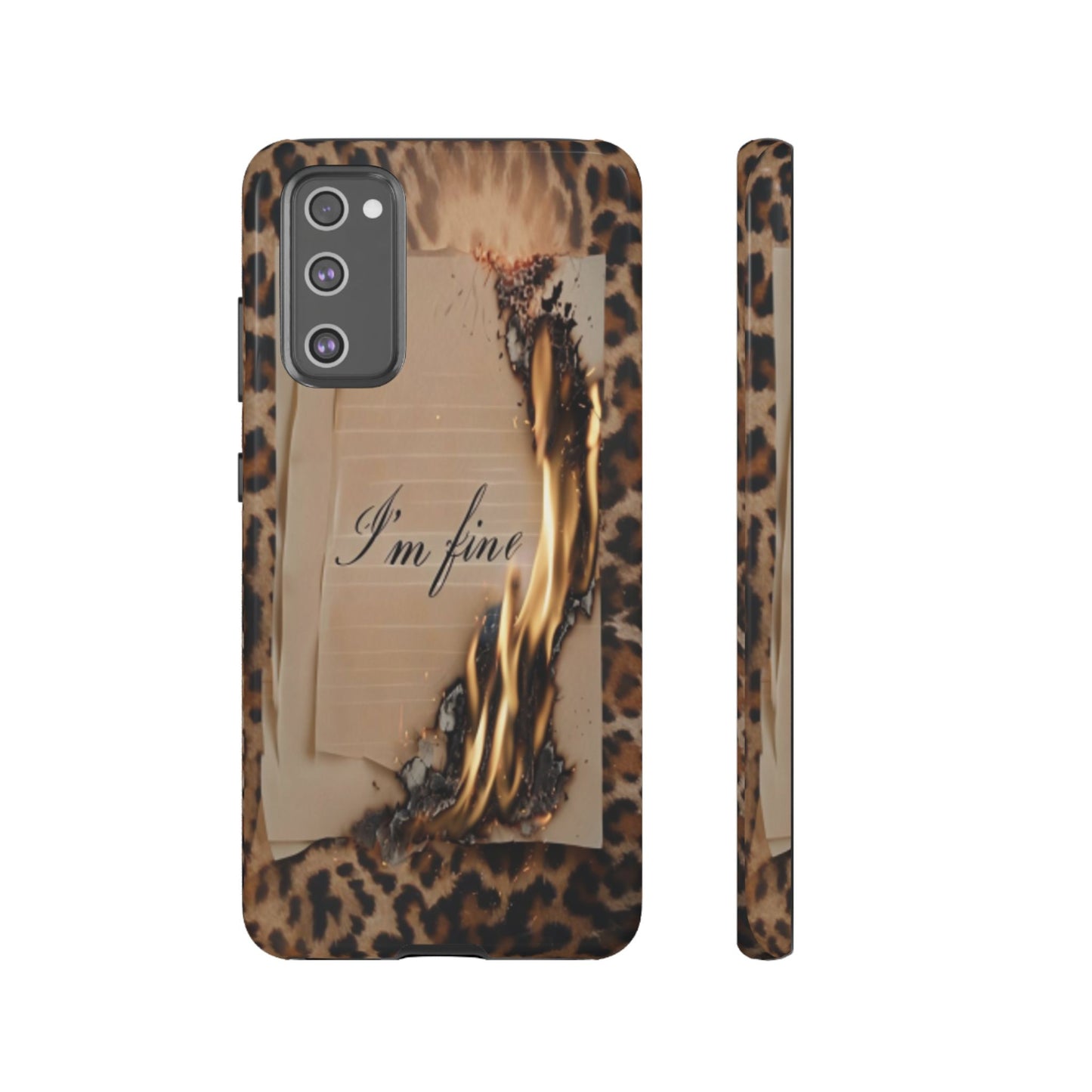 "I Am Fine" Mobile Phone Case