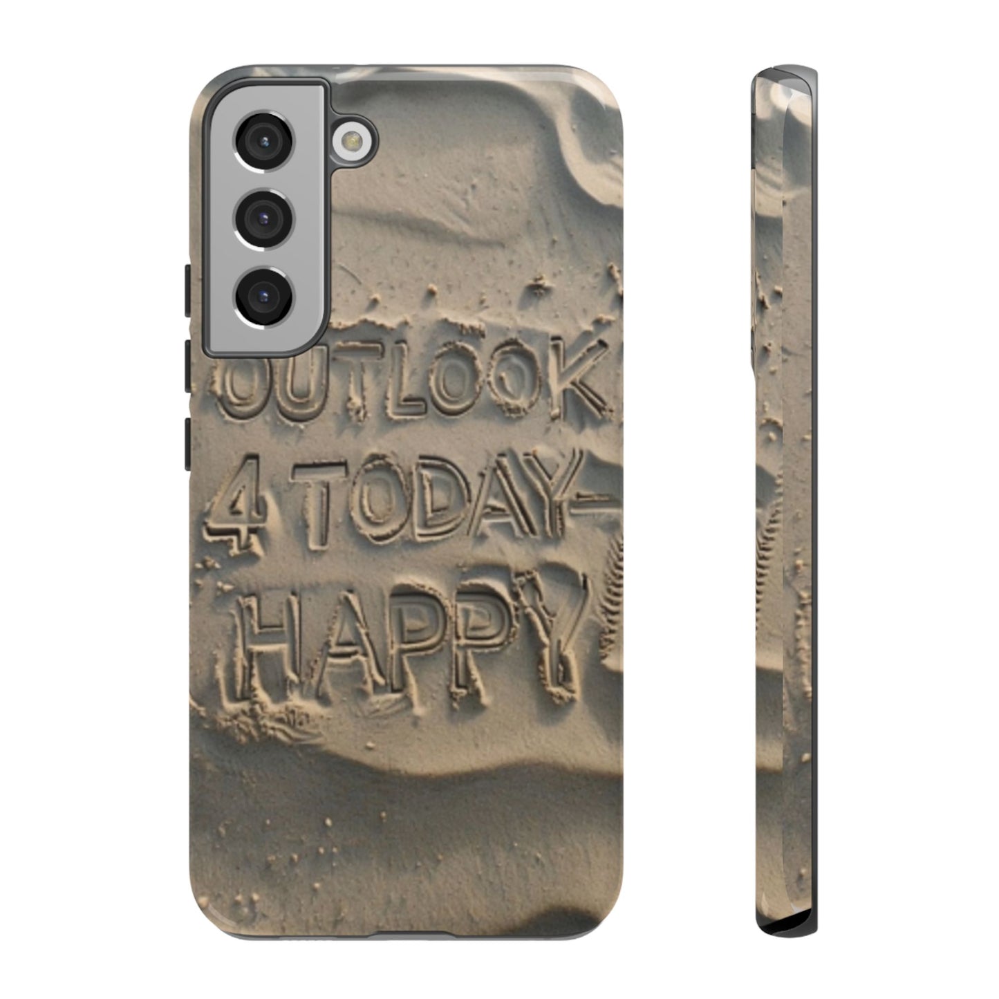 "Life is Short.  Be Happy" Mobile Phone Case