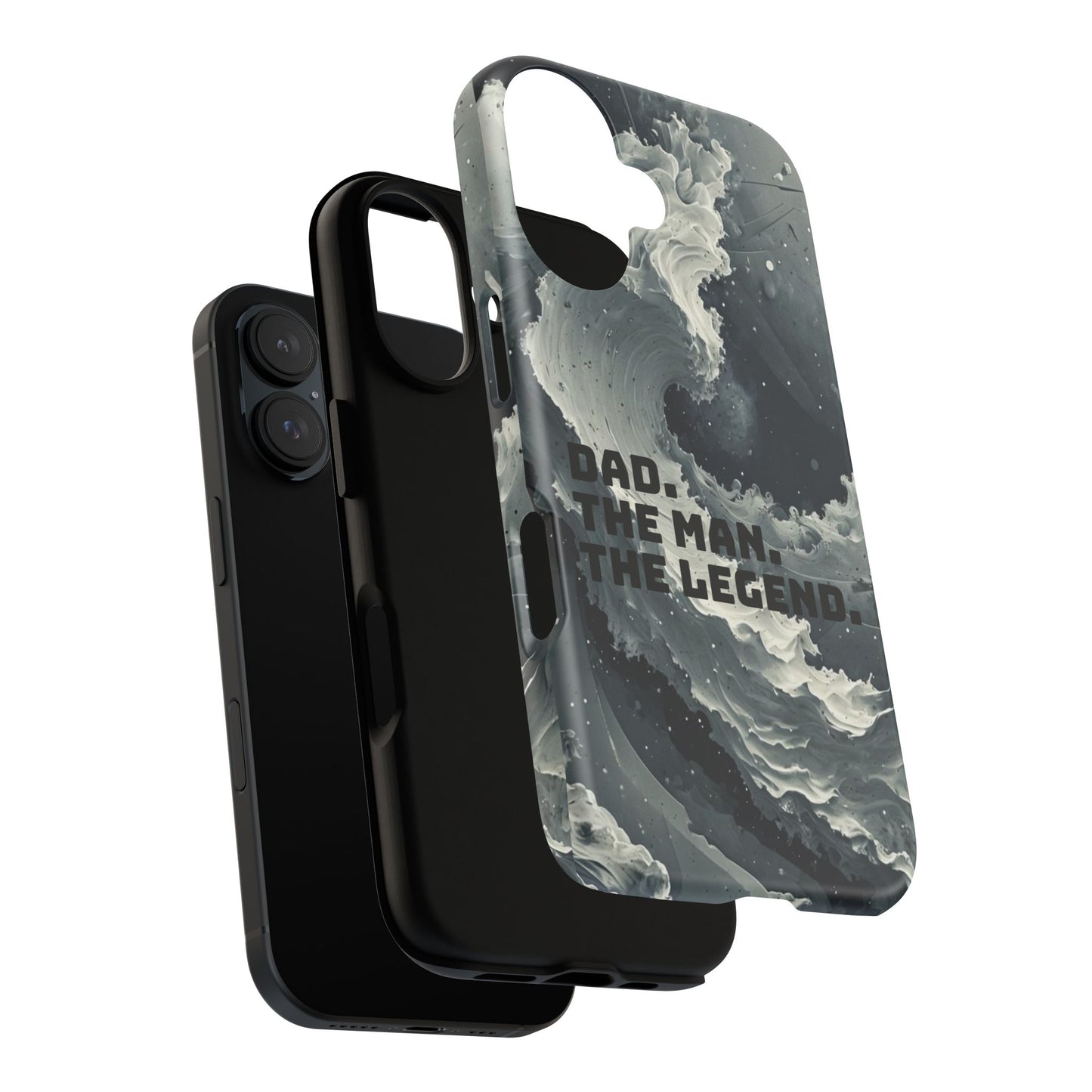 "Dad. The Man. The Legend" Mobile Phone Case (grey)