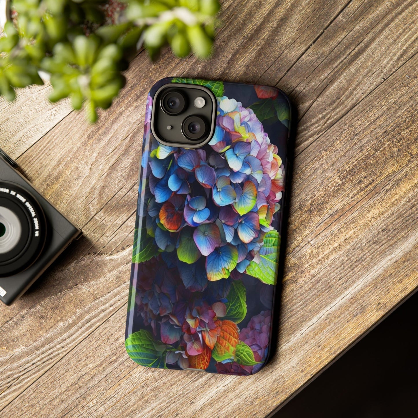 "Blue Mood, Bloom Mood" Mobile Phone Case