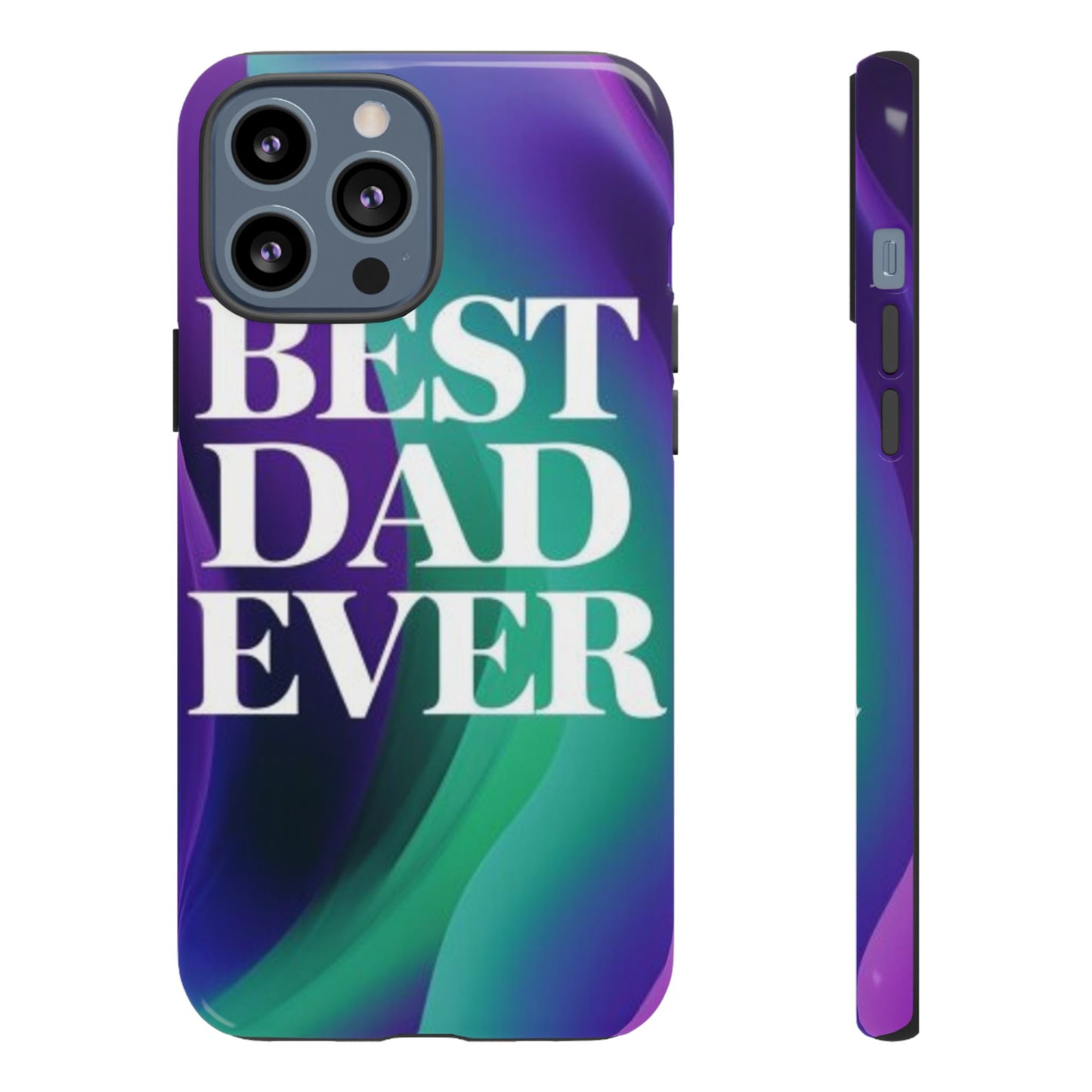 "Best Dad Ever" Mobile Phone Case (purple)