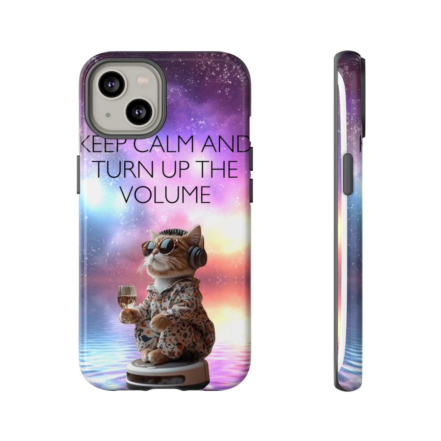"Keep calm and turn up the Volume" Mobile Phone Case (mix)