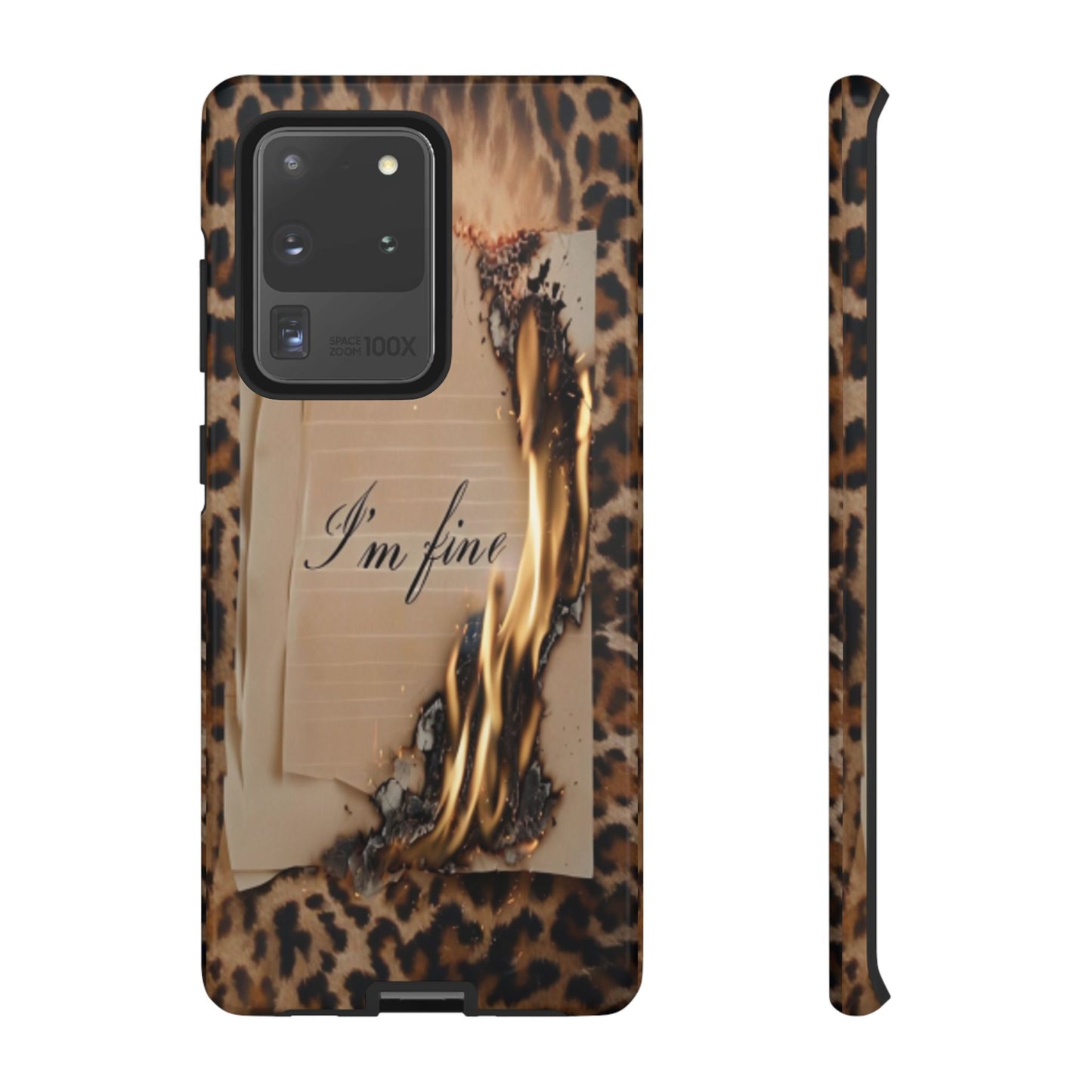 "I Am Fine" Mobile Phone Case