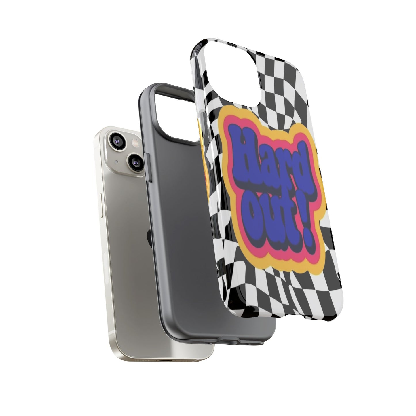 "Hard Out" Mobile Phone Case (blue)